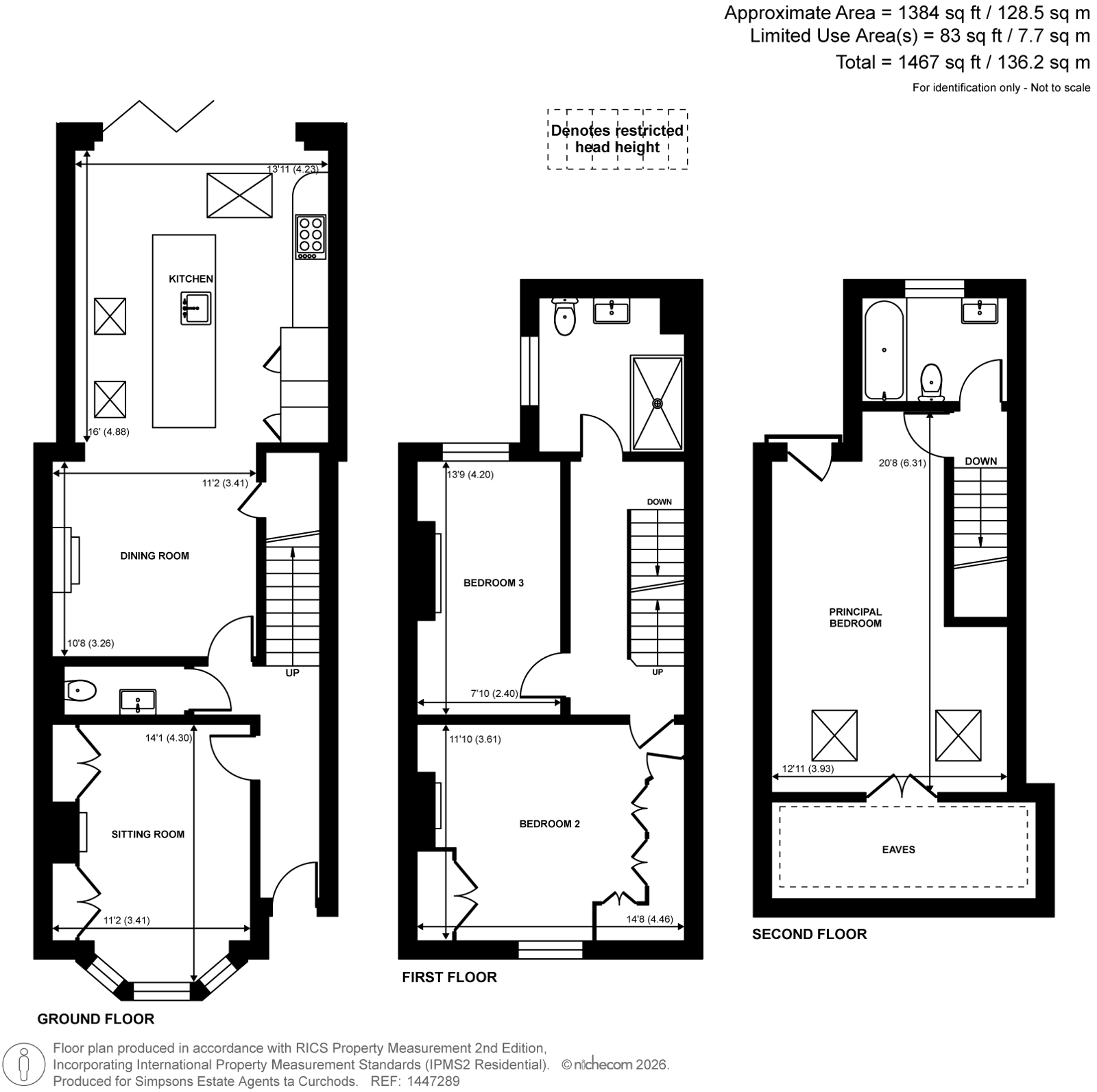 3, Dorchester Road, Weybridge floorplan