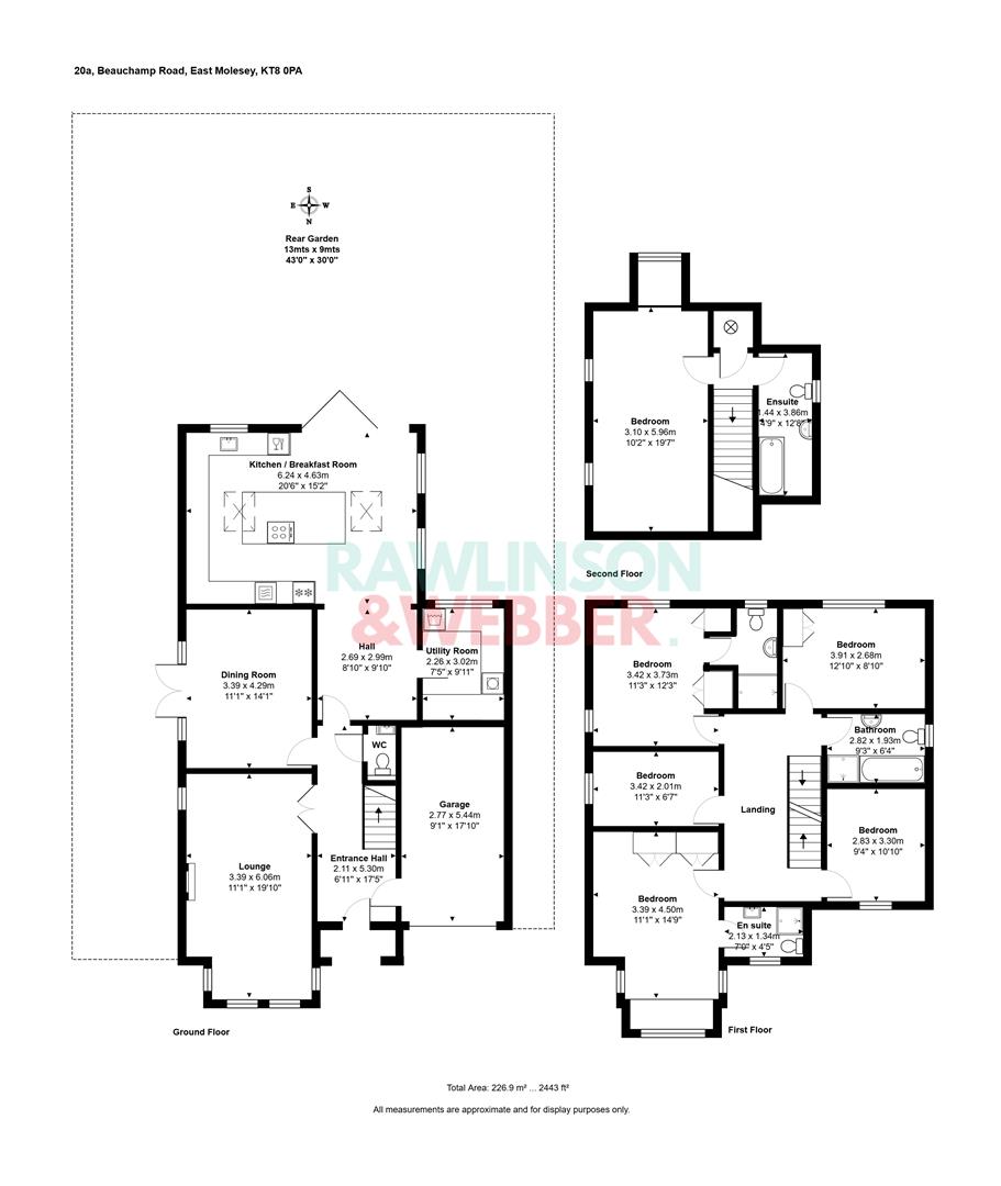 20a, Beauchamp Road, East Molesey floorplan