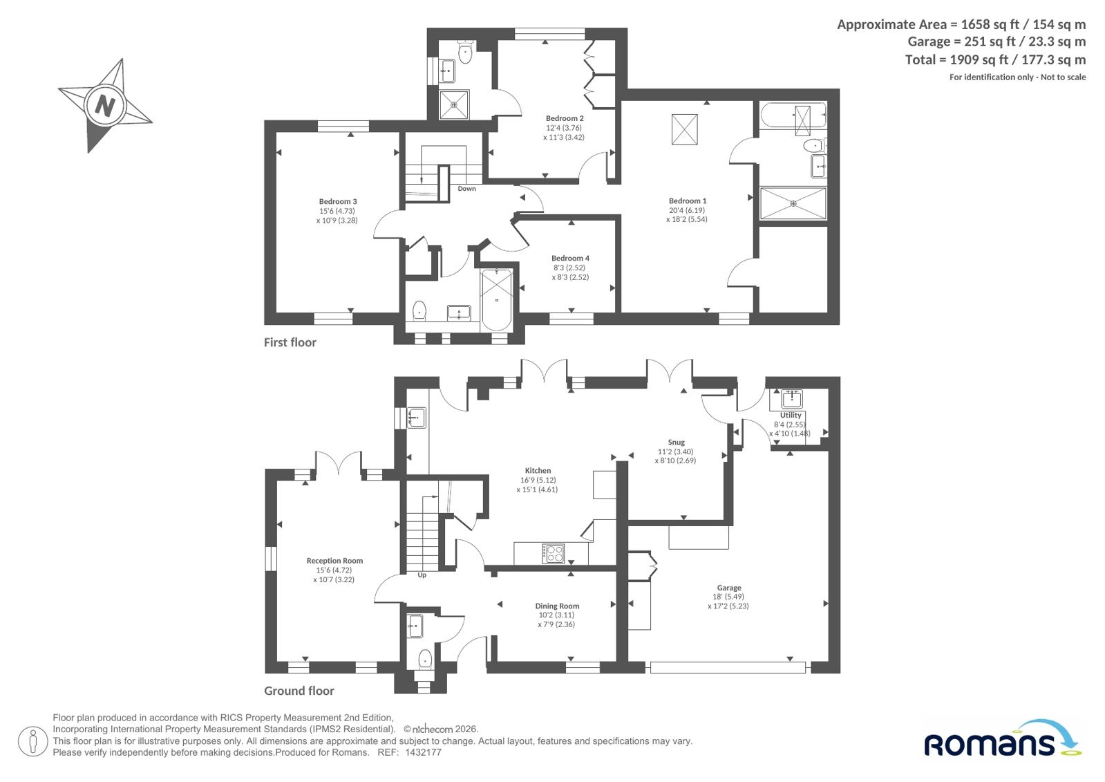 61, Chatteris Way, Reading floorplan