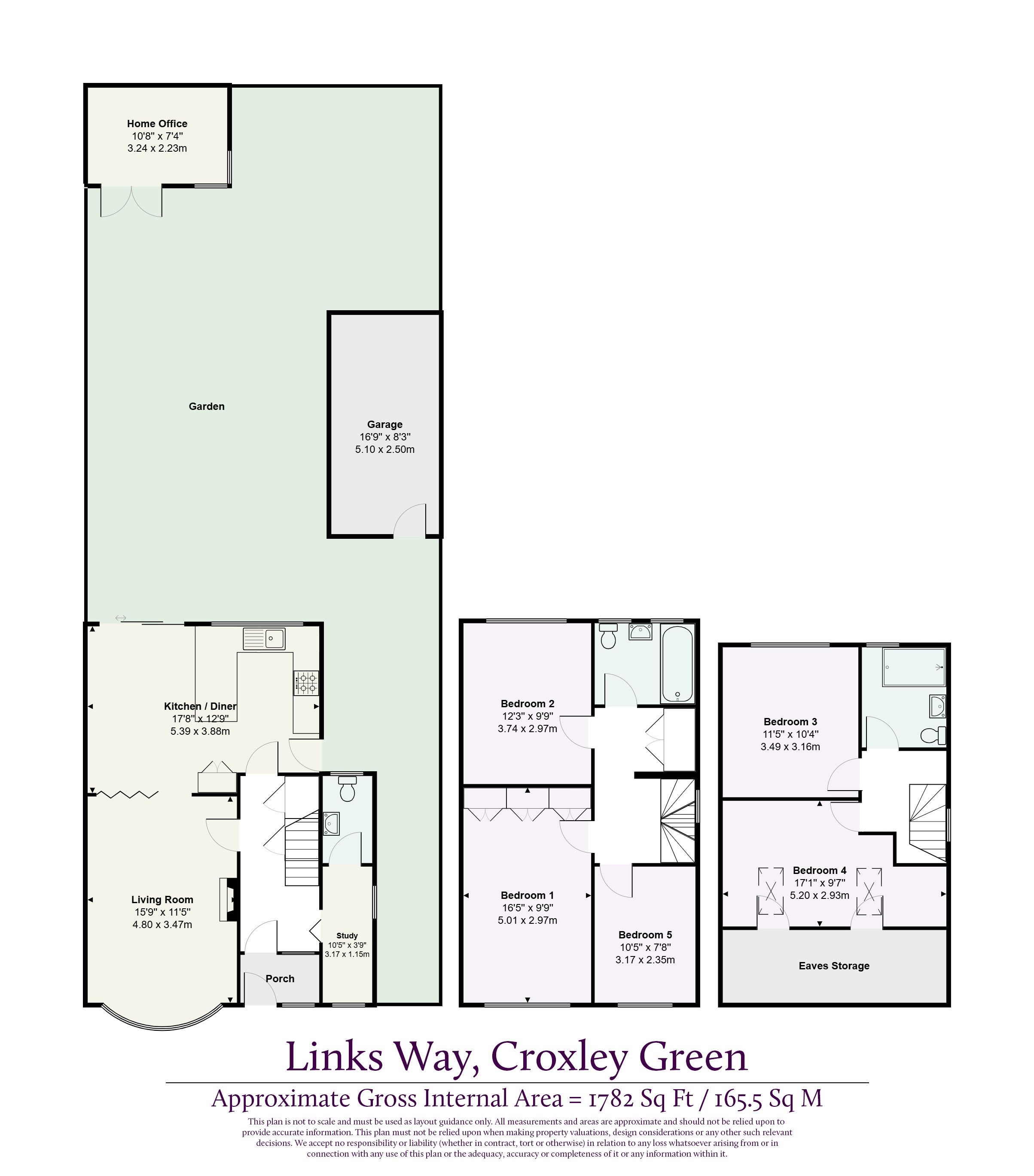Links Way, Rickmansworth floorplan