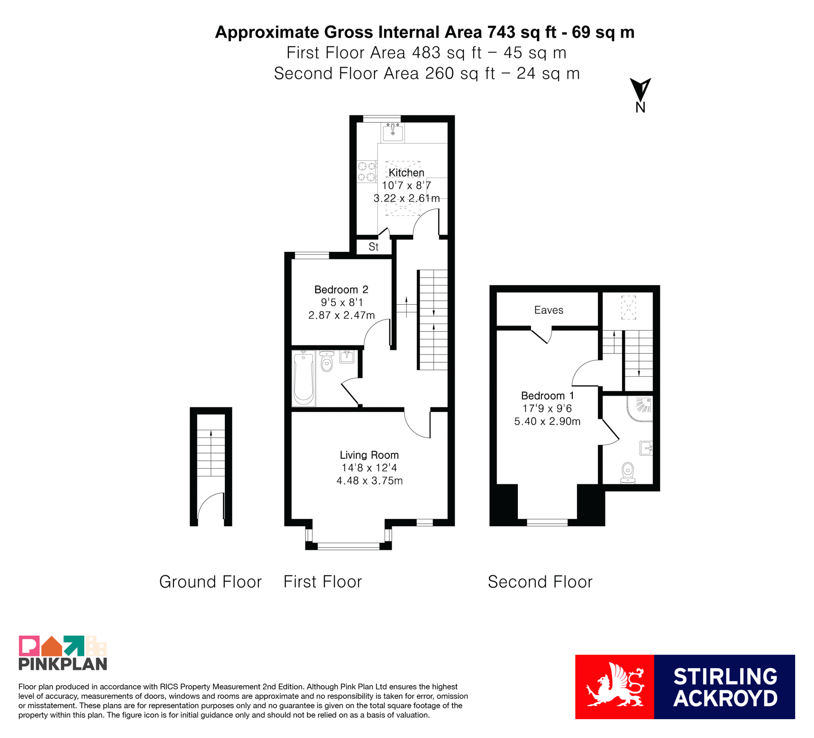 51B, Saxon Road, London floorplan
