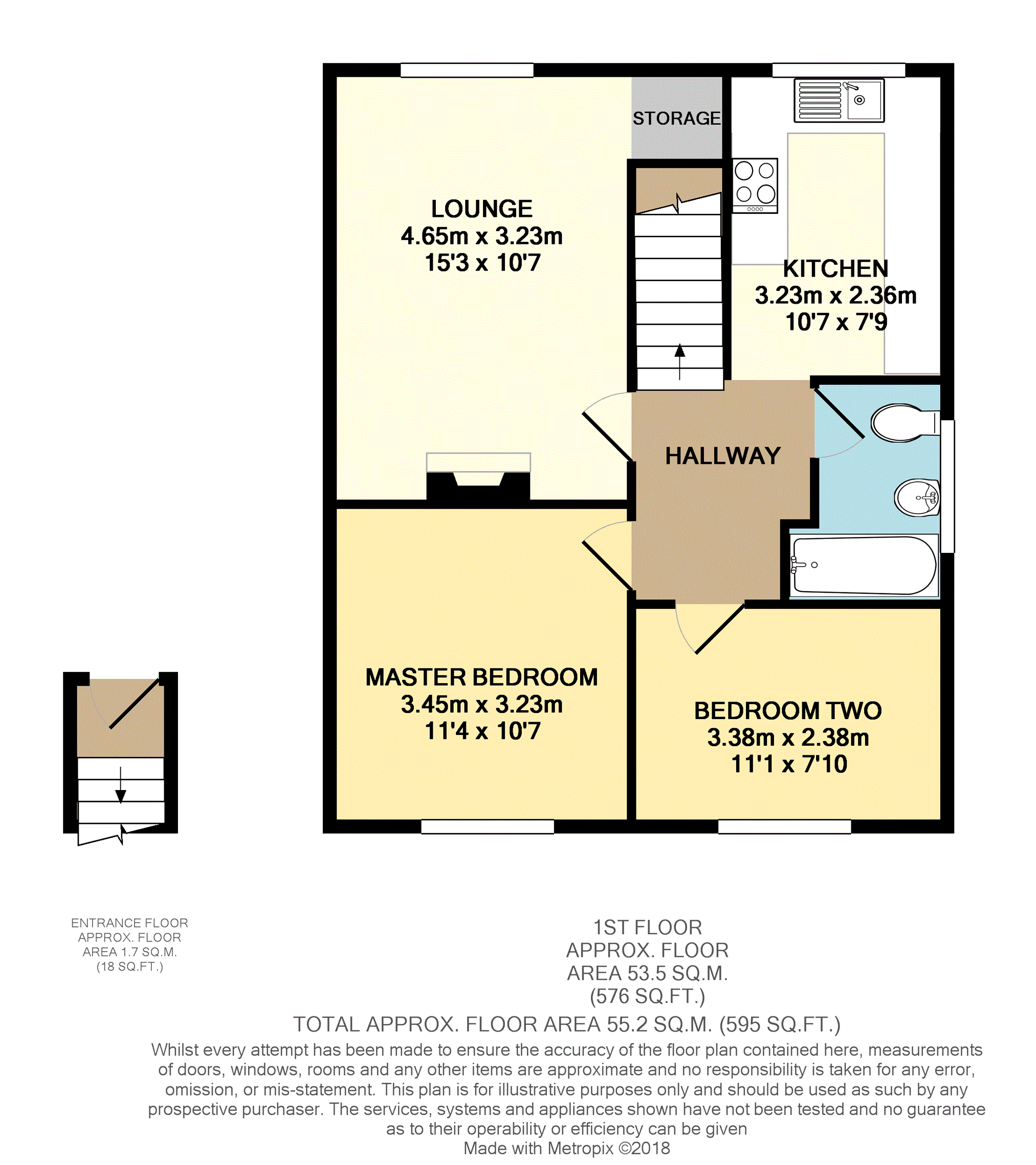 2 Bedrooms Maisonette for sale in Tower Road, Bexleyheath DA7