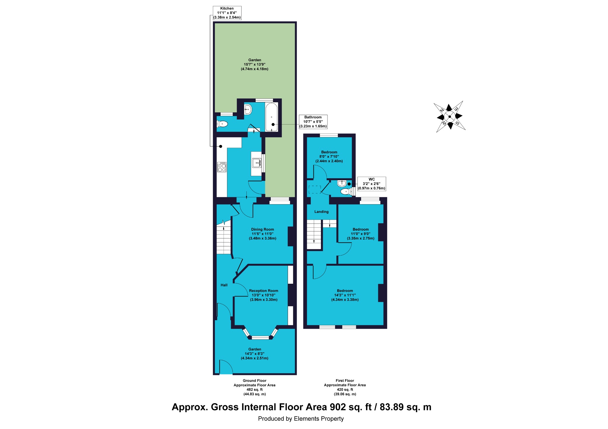 Matcham Road, London floorplan