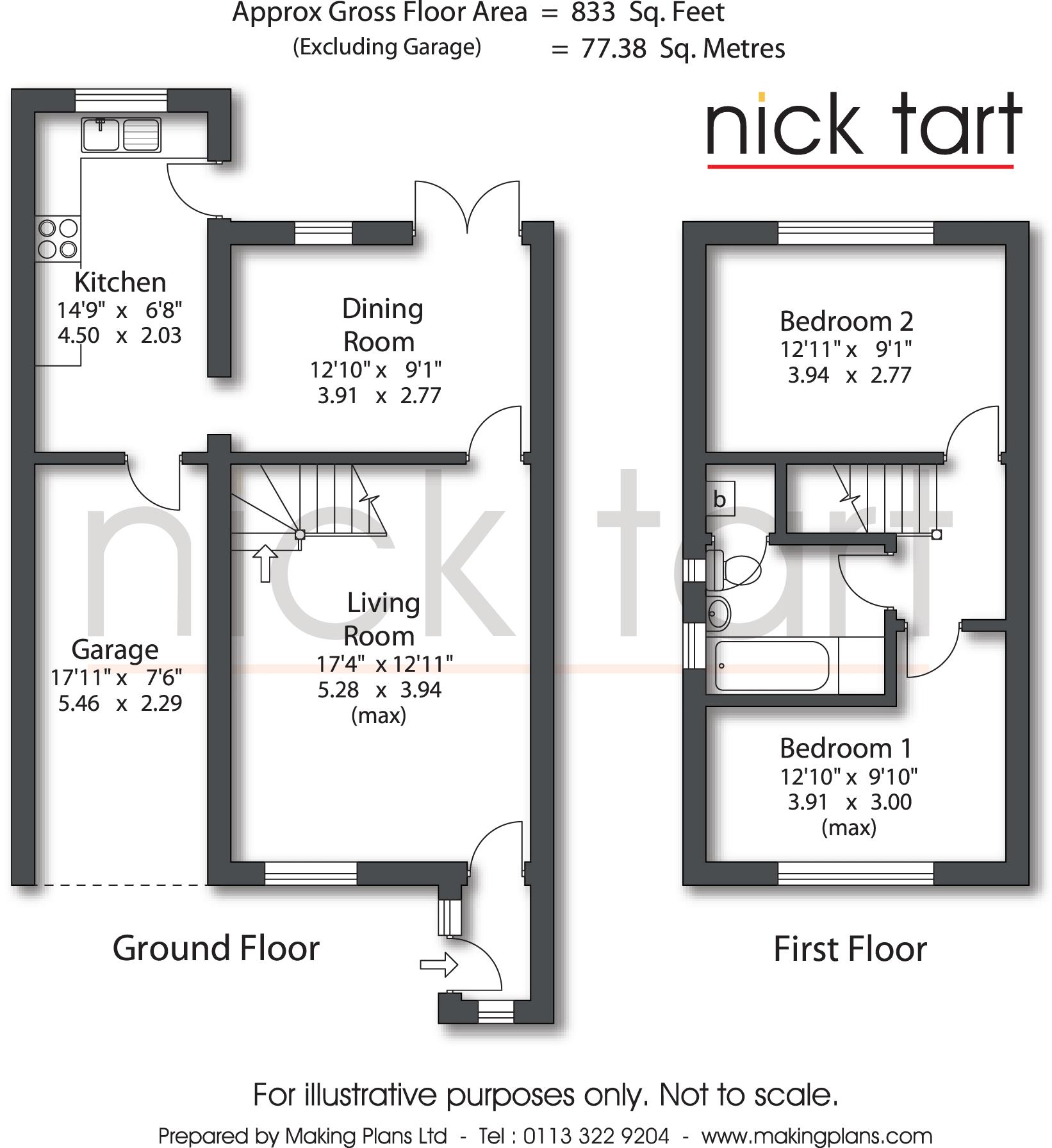 2 Bedrooms Semi-detached house for sale in Abbey Fields, Randlay, Telford, Shropshire. TF3