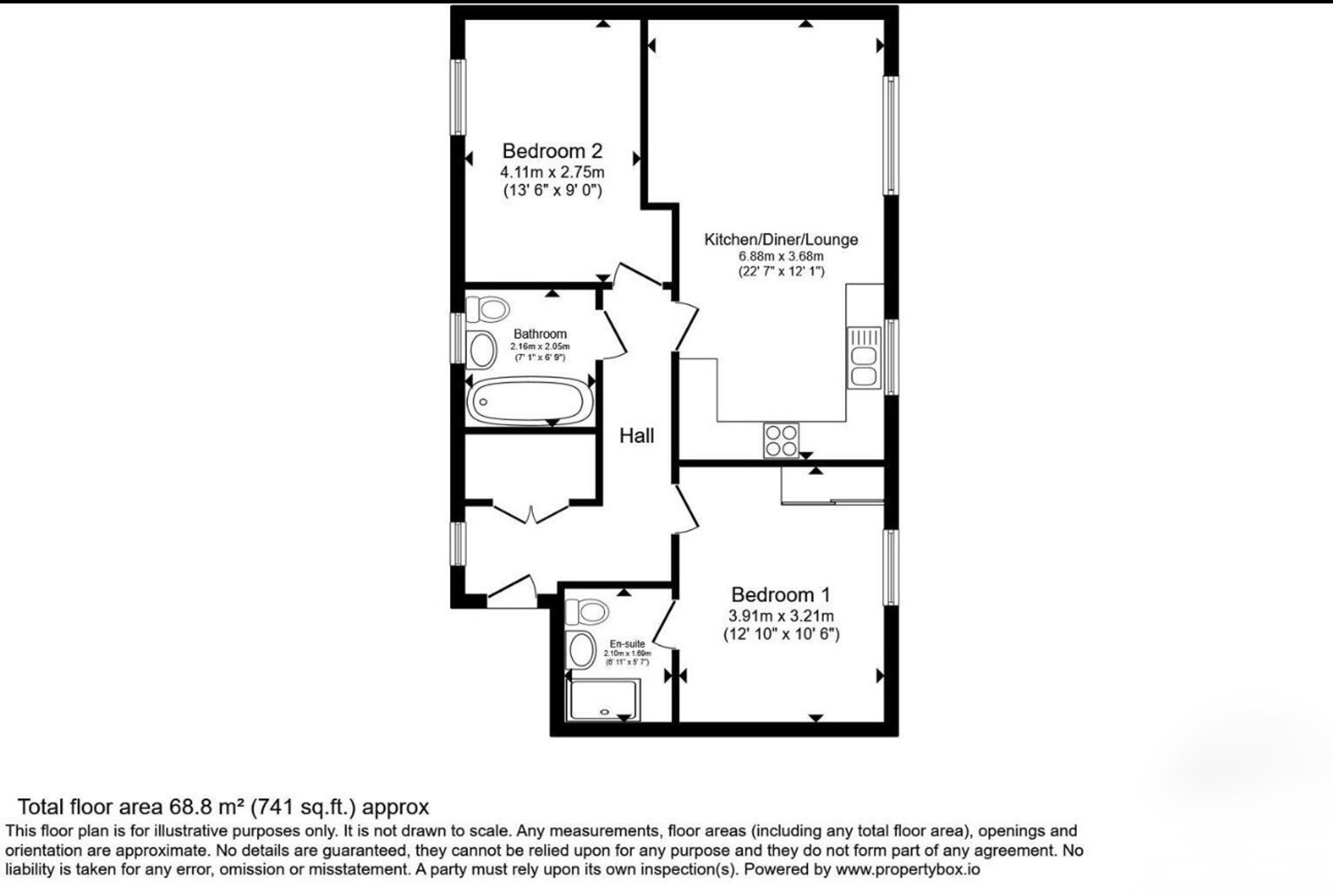 12 Nursery Rise, Pulborough floorplan