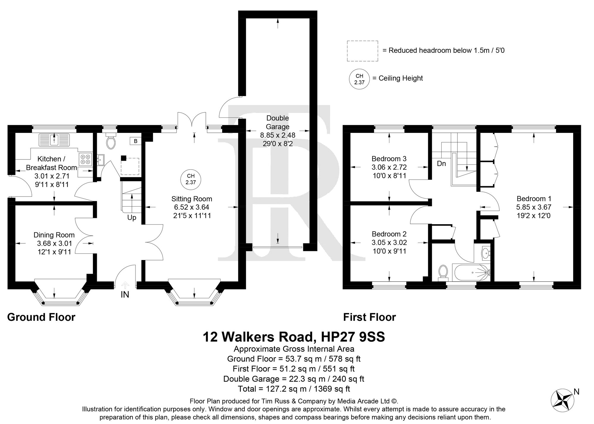 12 Walkers Road, Princes Risborough floorplan