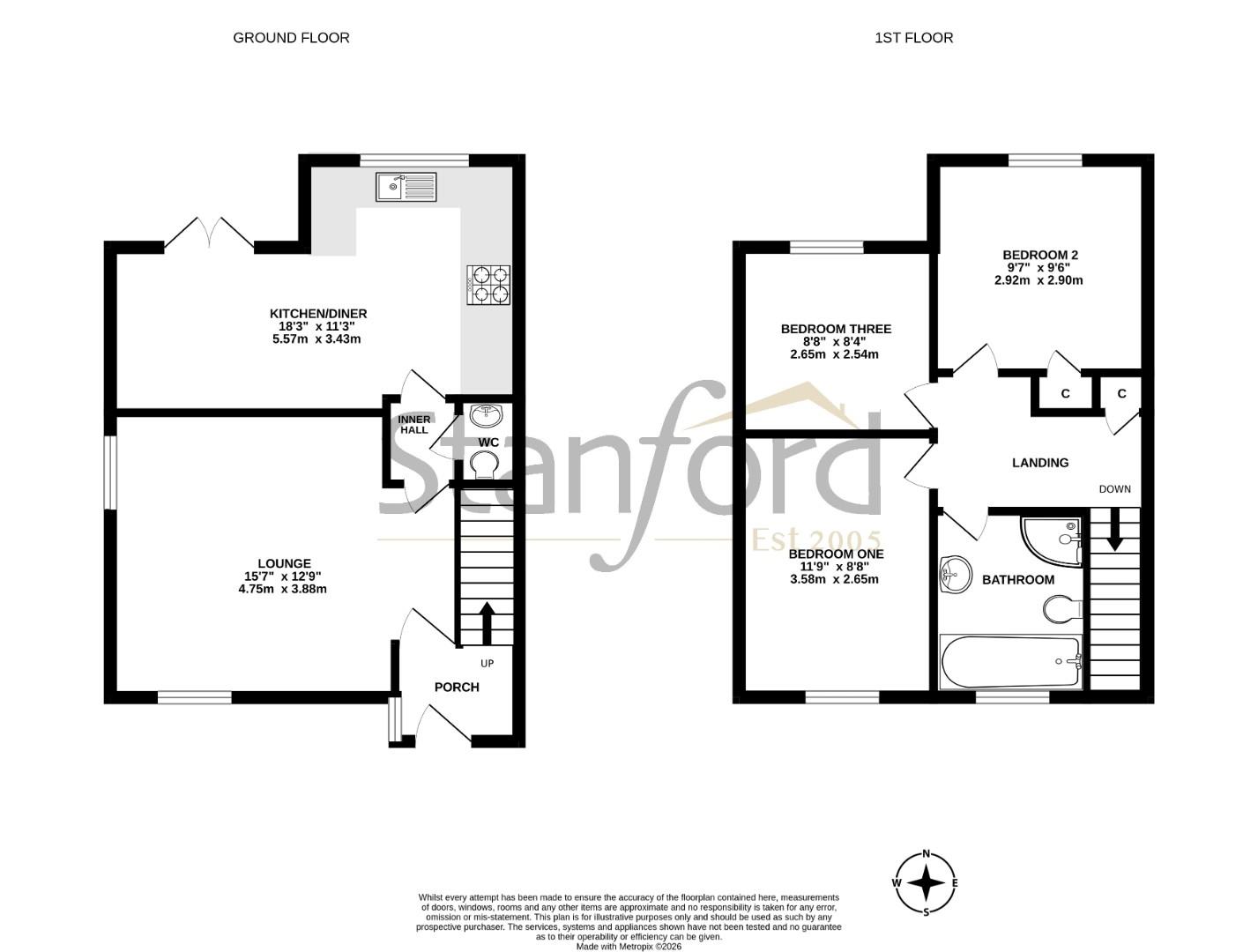 182A, Chestnut Avenue, Eastleigh floorplan