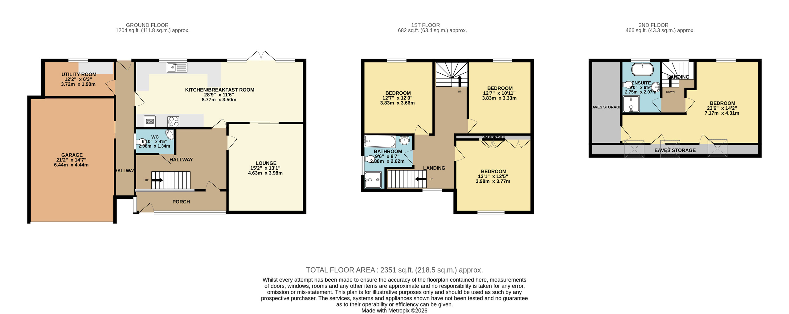 6 Rowsham Road, Aylesbury floorplan