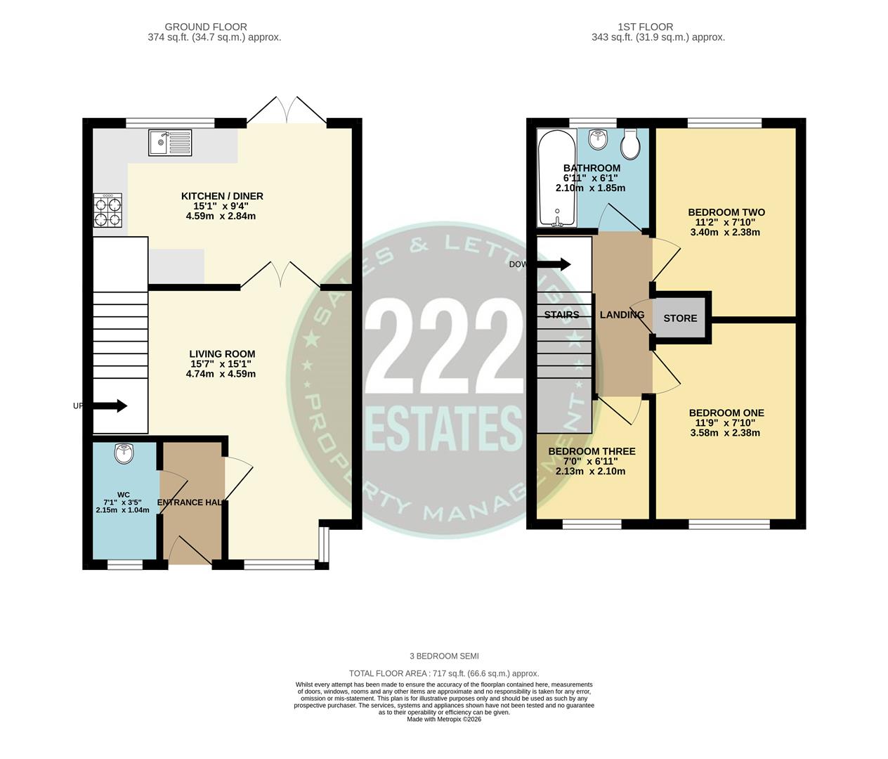 31, Lysander Drive, Warrington floorplan