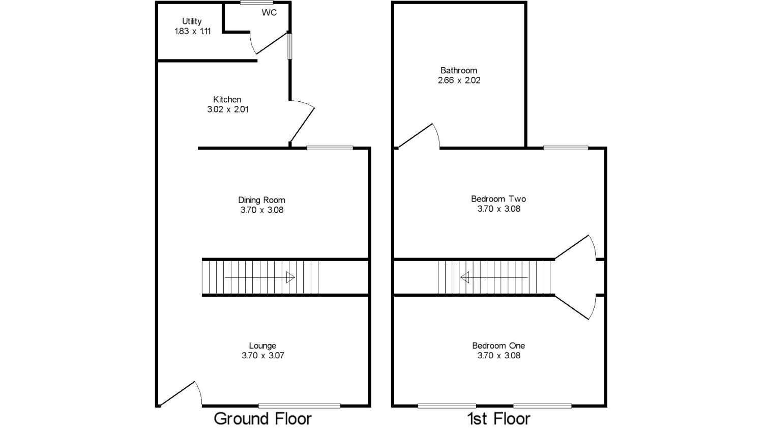 2 Bedrooms Terraced house for sale in Portland Street, Chatham, Kent ME4