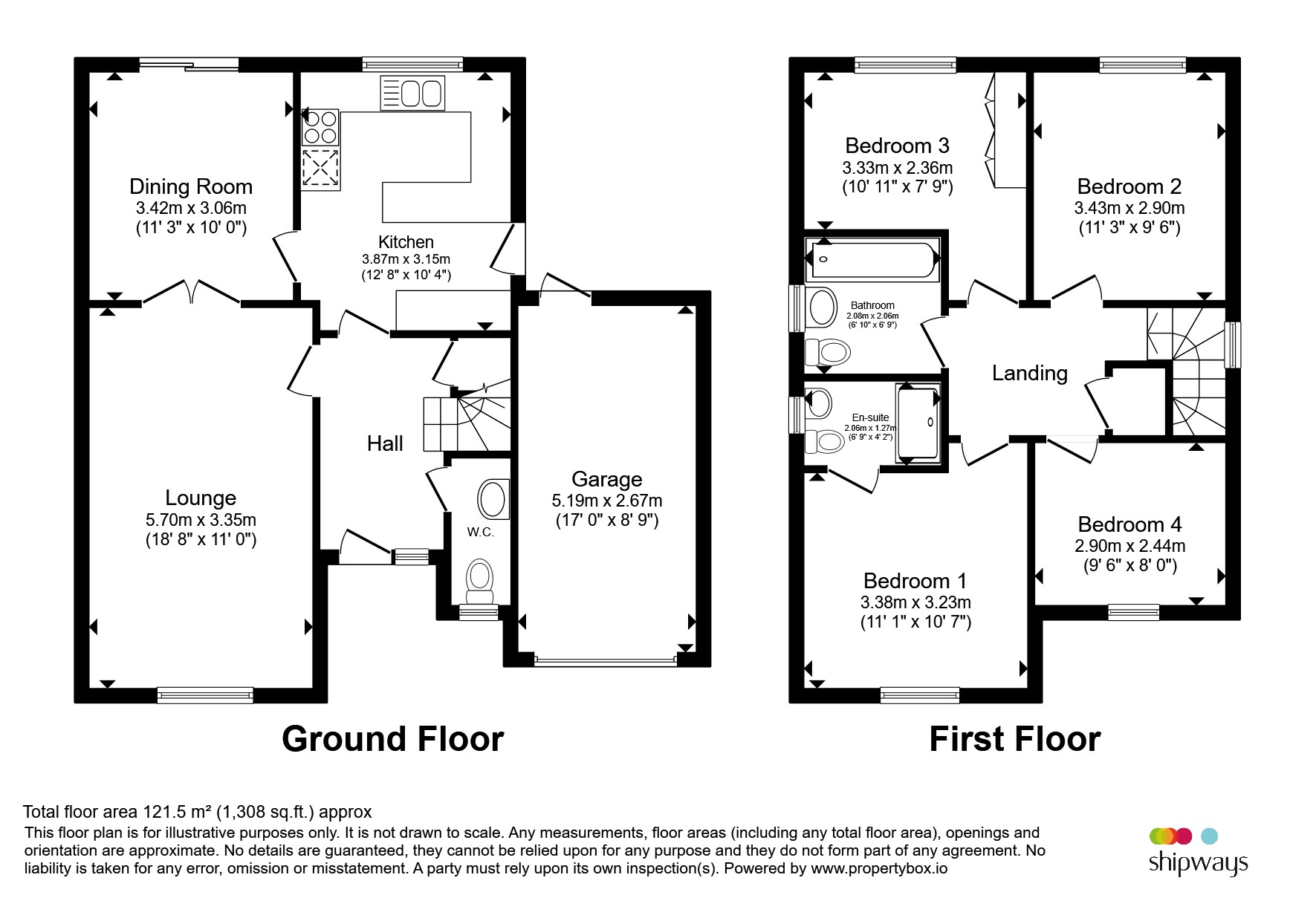 2, The Paddock, Stourport-On-Severn floorplan