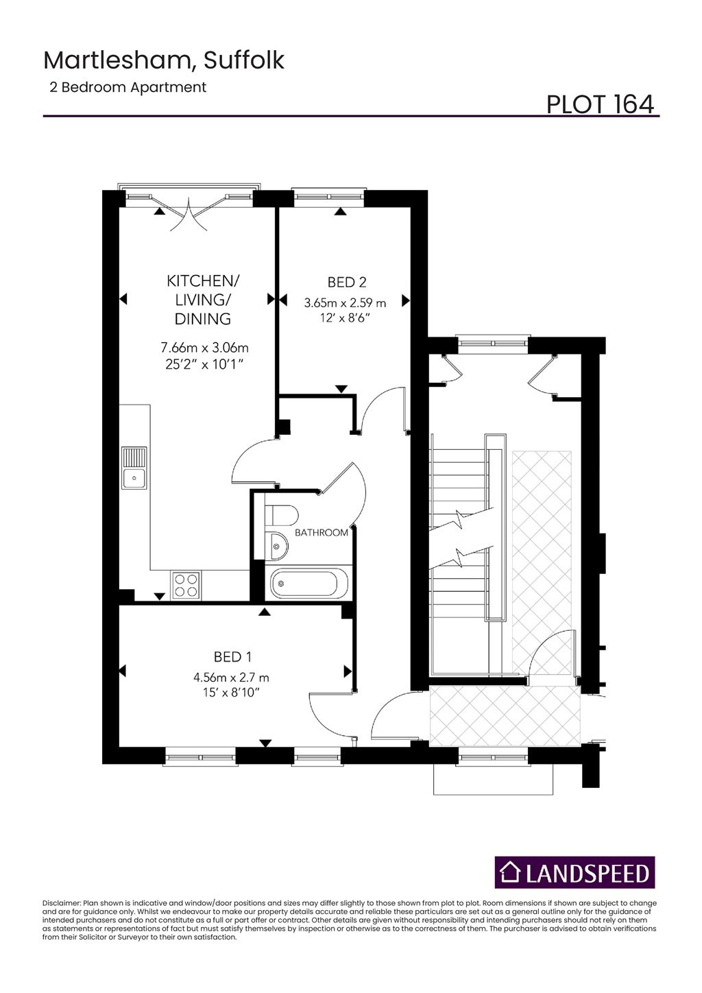 Plot 164, Affordable Housing, Brightwell Lakes, Ipswich floorplan