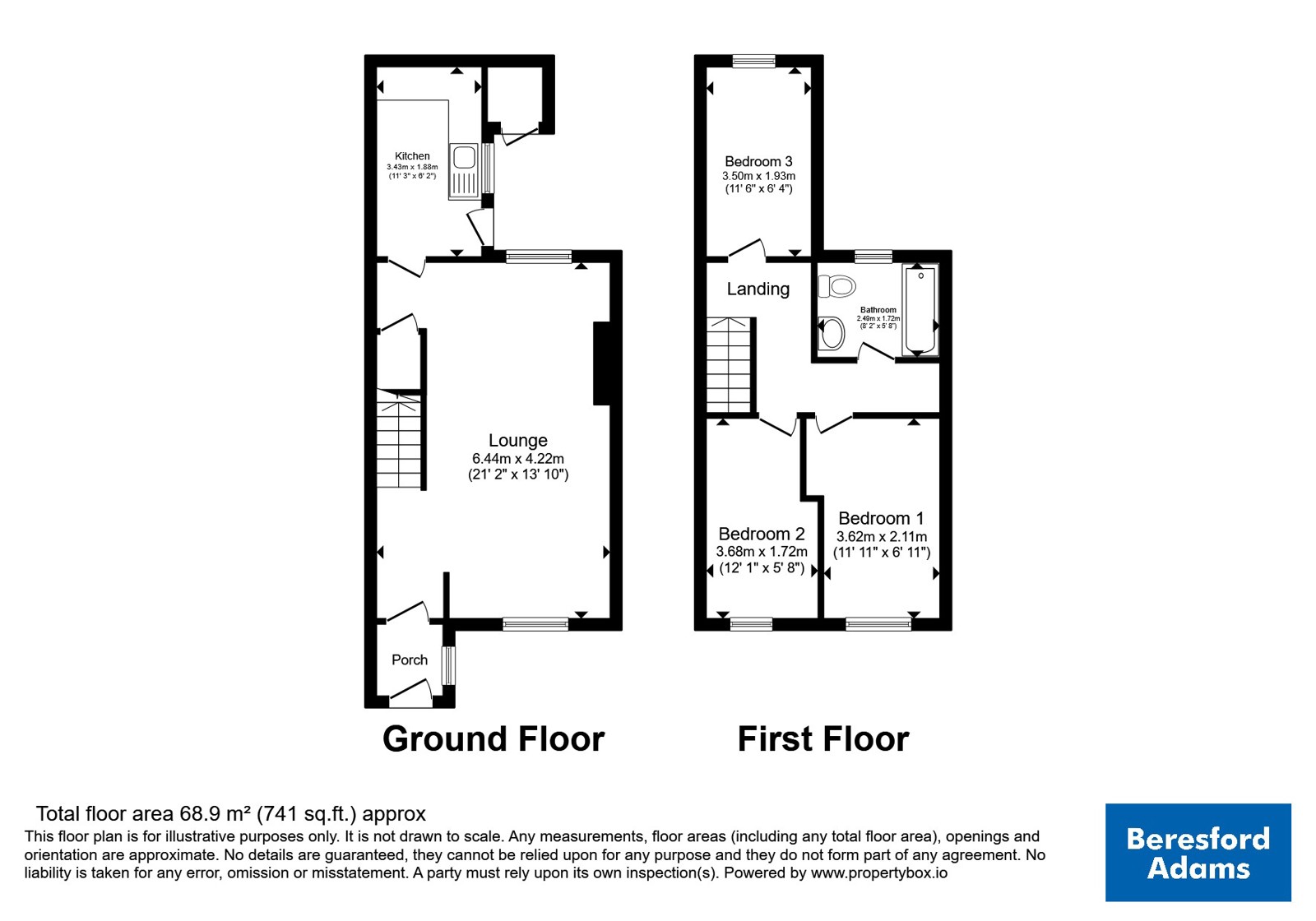6, Tabernacle Terrace, Bangor floorplan