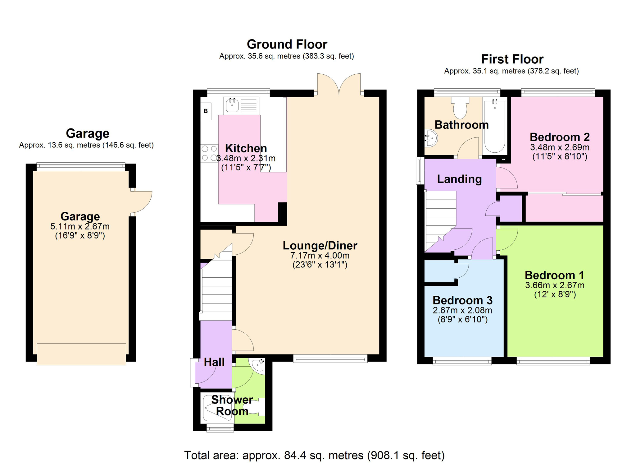 3 Bedrooms Semi-detached house for sale in Touches Meadow, Chard, Somerset TA20