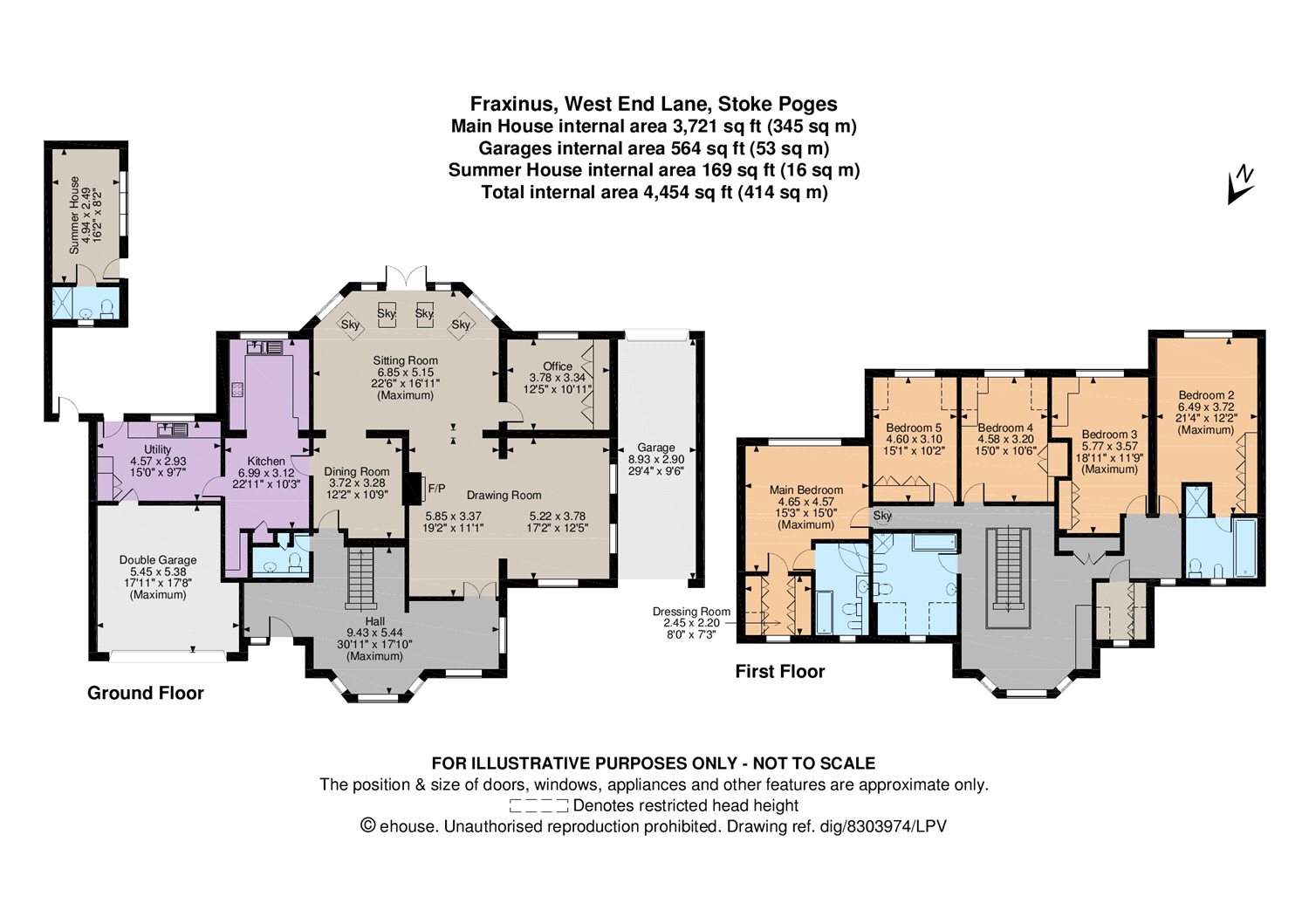 5 Bedrooms Detached house for sale in West End Lane, Stoke Poges, Buckinghamshire SL2