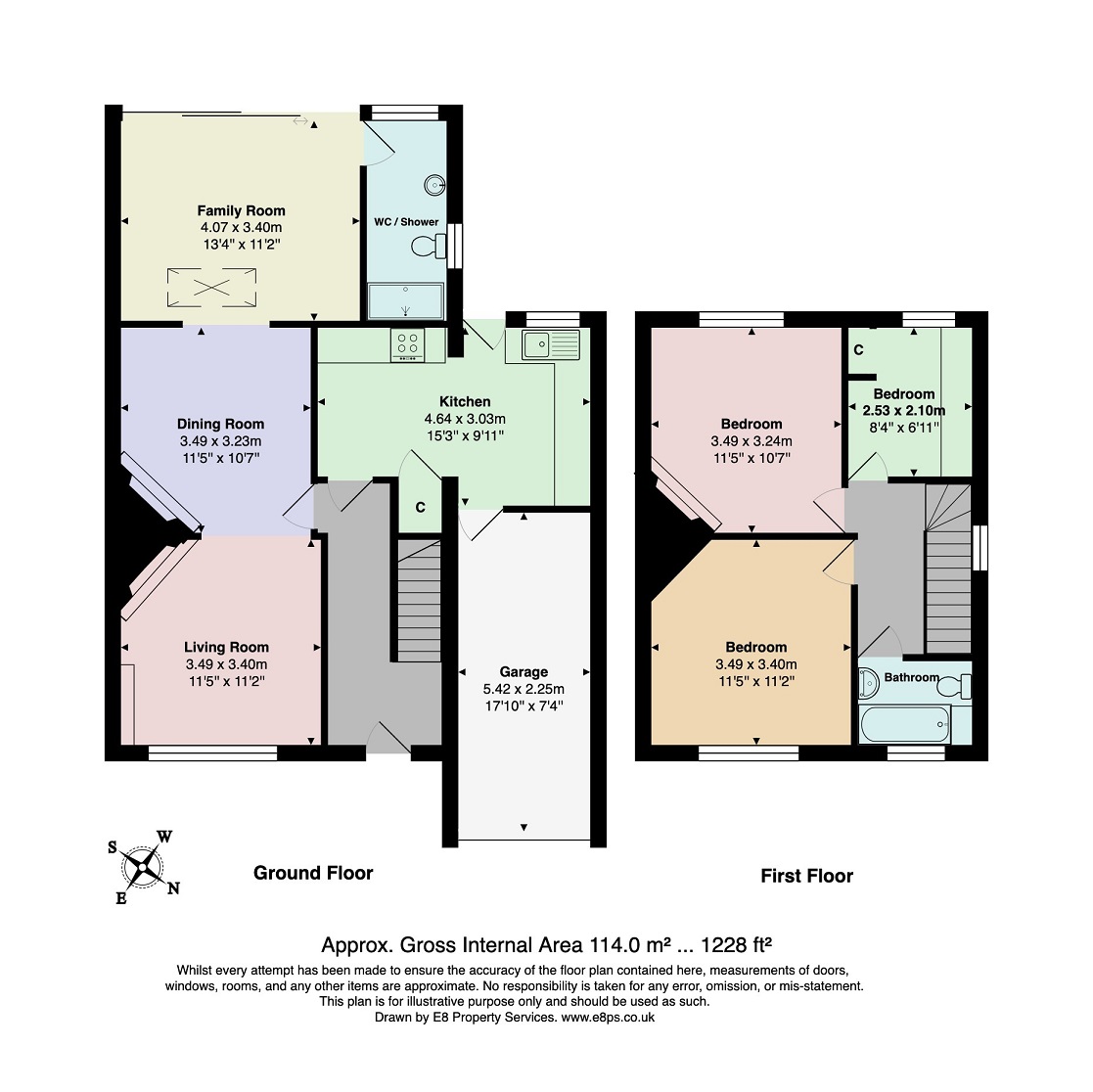 Kennington, Oxford floorplan