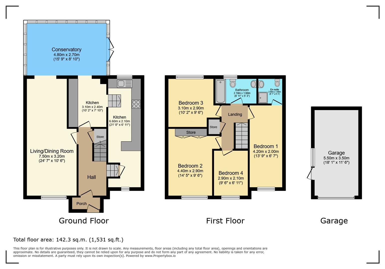 Cledwen Close, Barry floorplan