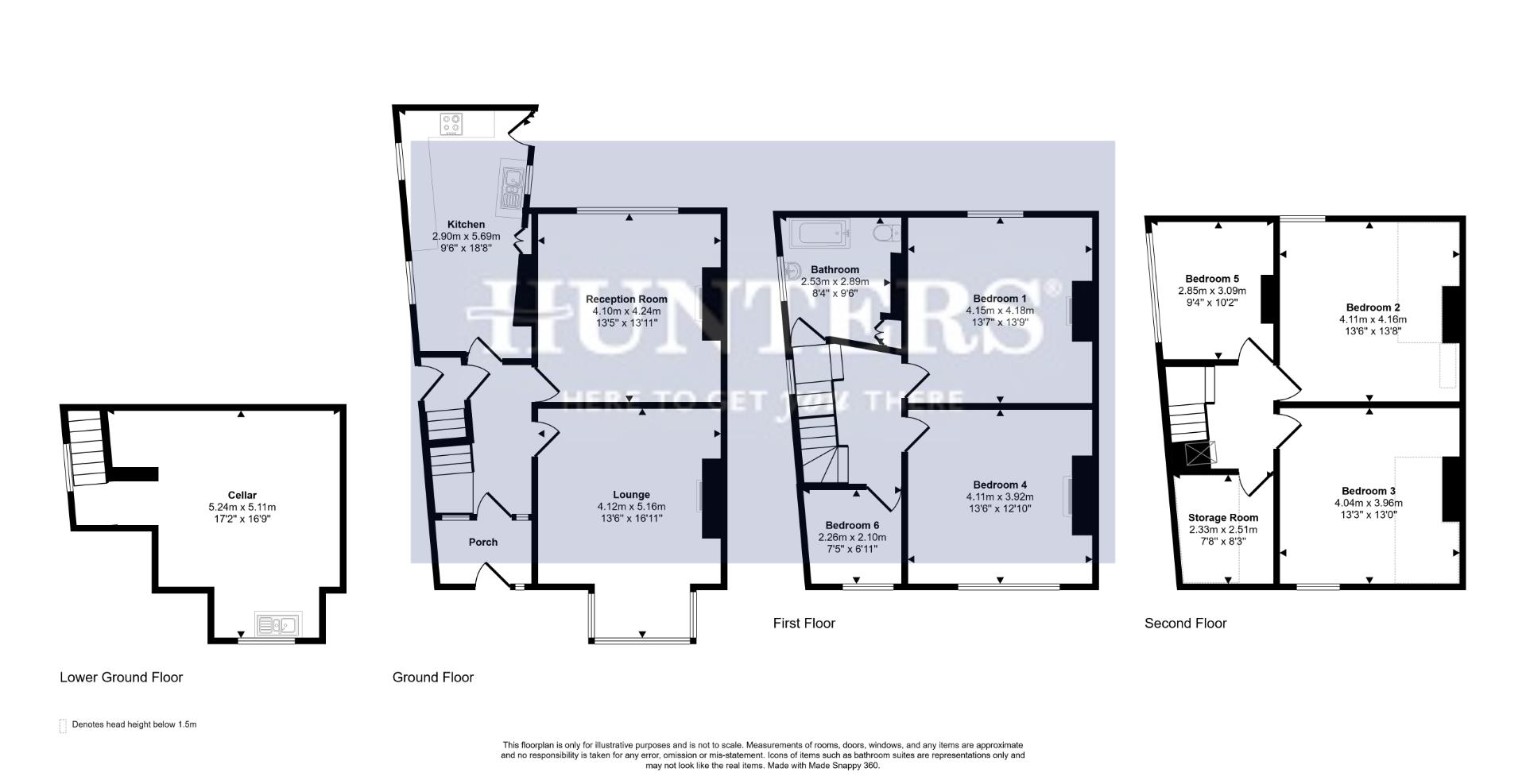 1, Arnold Place, Bradford floorplan