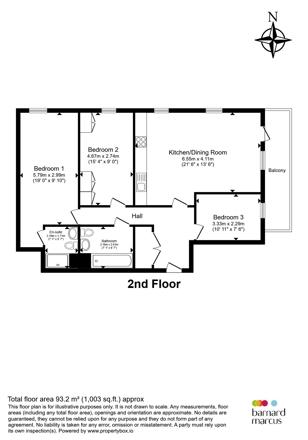 Flat 55, Halley House, 31, Westmoreland Road, London floorplan