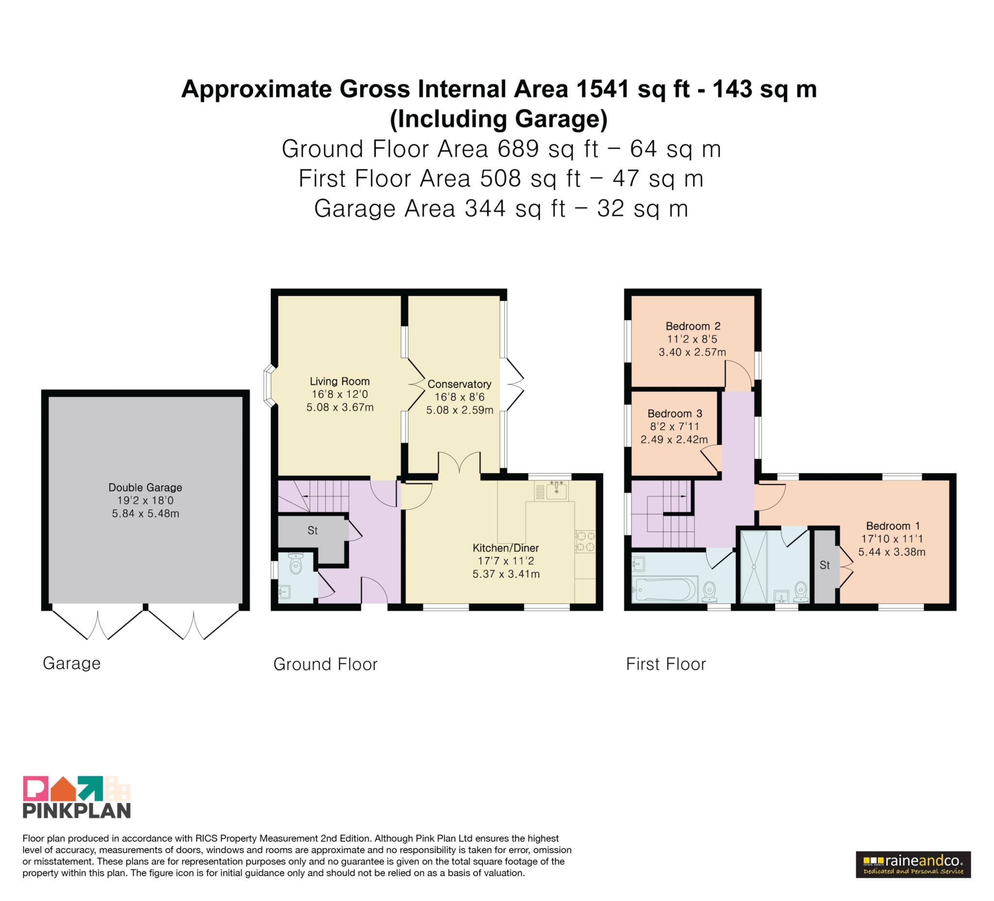 1, Fillingham Way, Hatfield floorplan