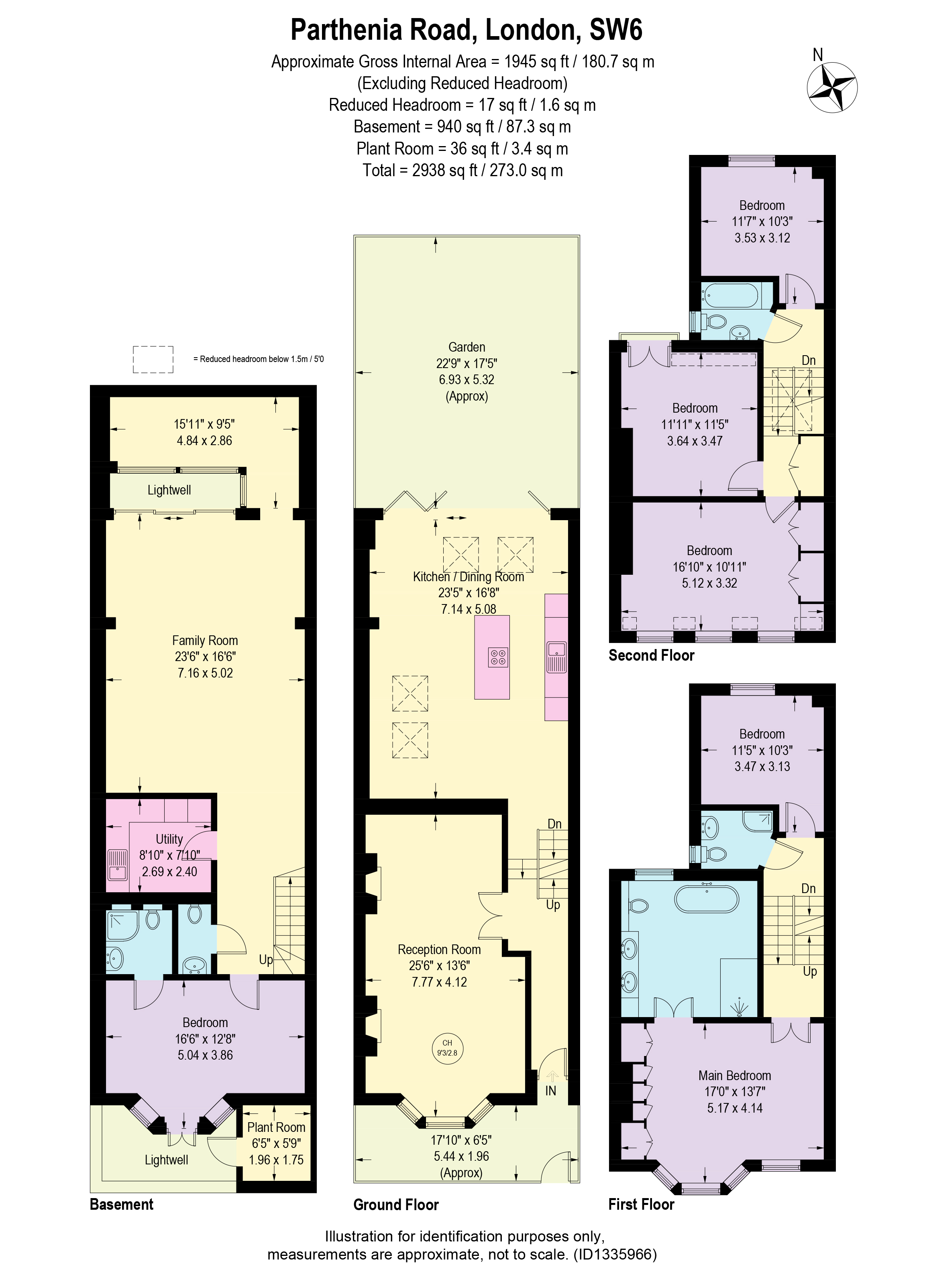 4, Parthenia Road, London floorplan
