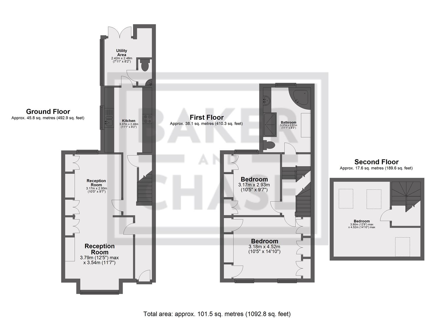 3 Bedrooms Terraced house for sale in Hawthorn Grove, Enfield EN2