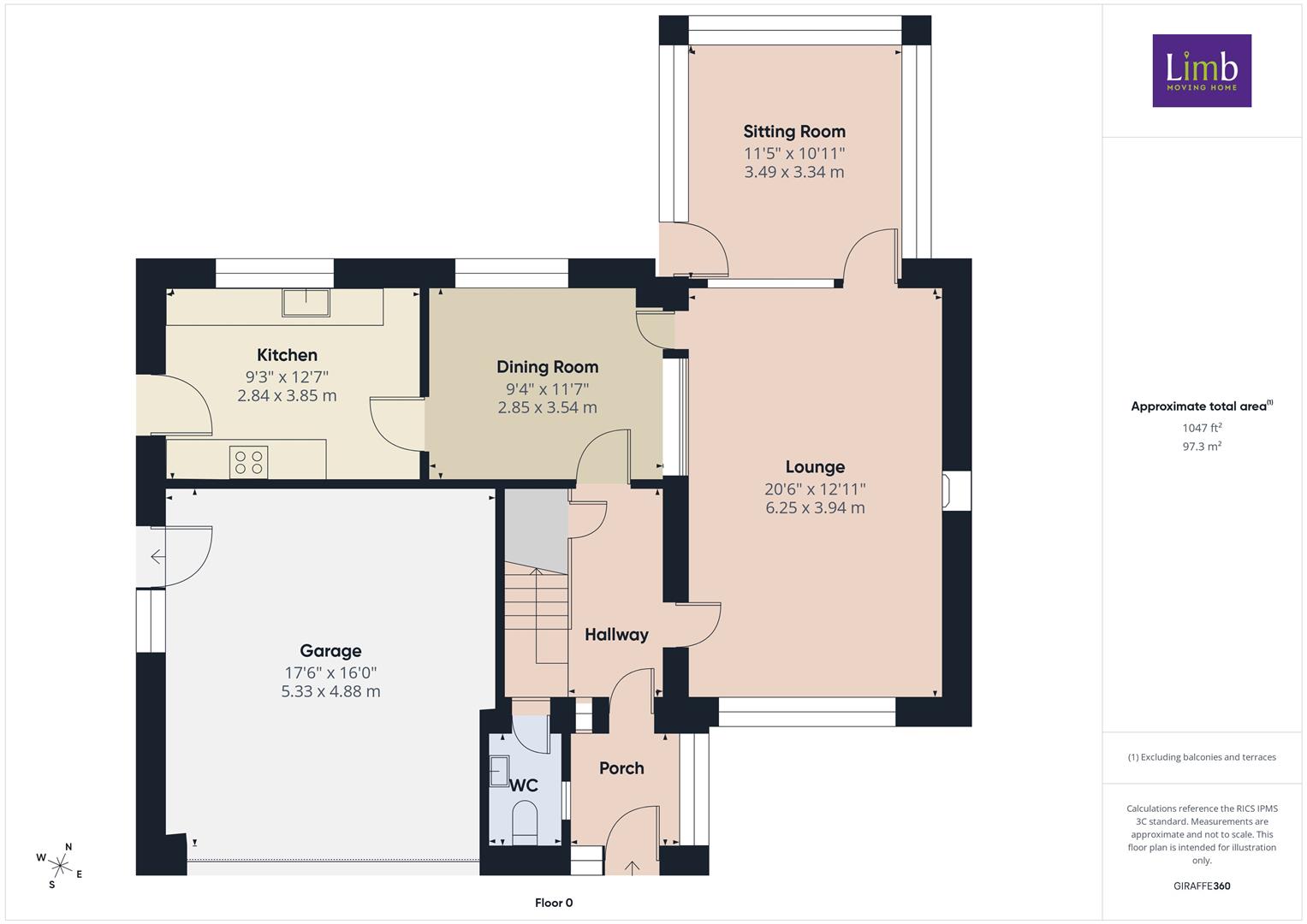 20, Manor Road, Swanland floorplan