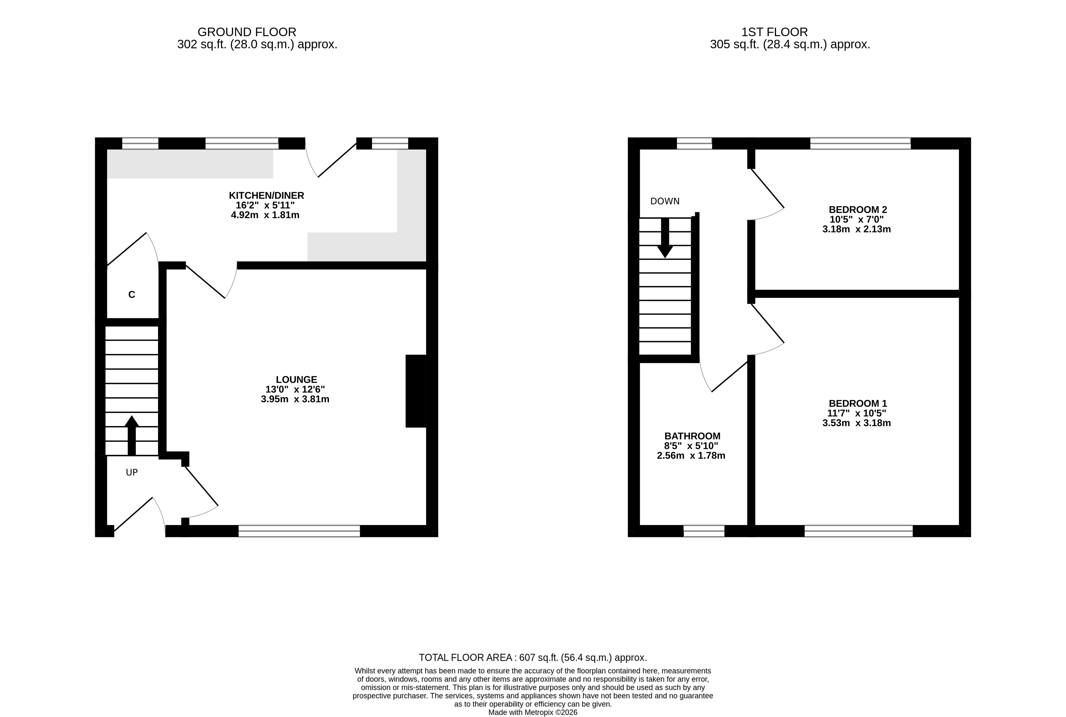 25, Salisbury Place, Pudsey floorplan