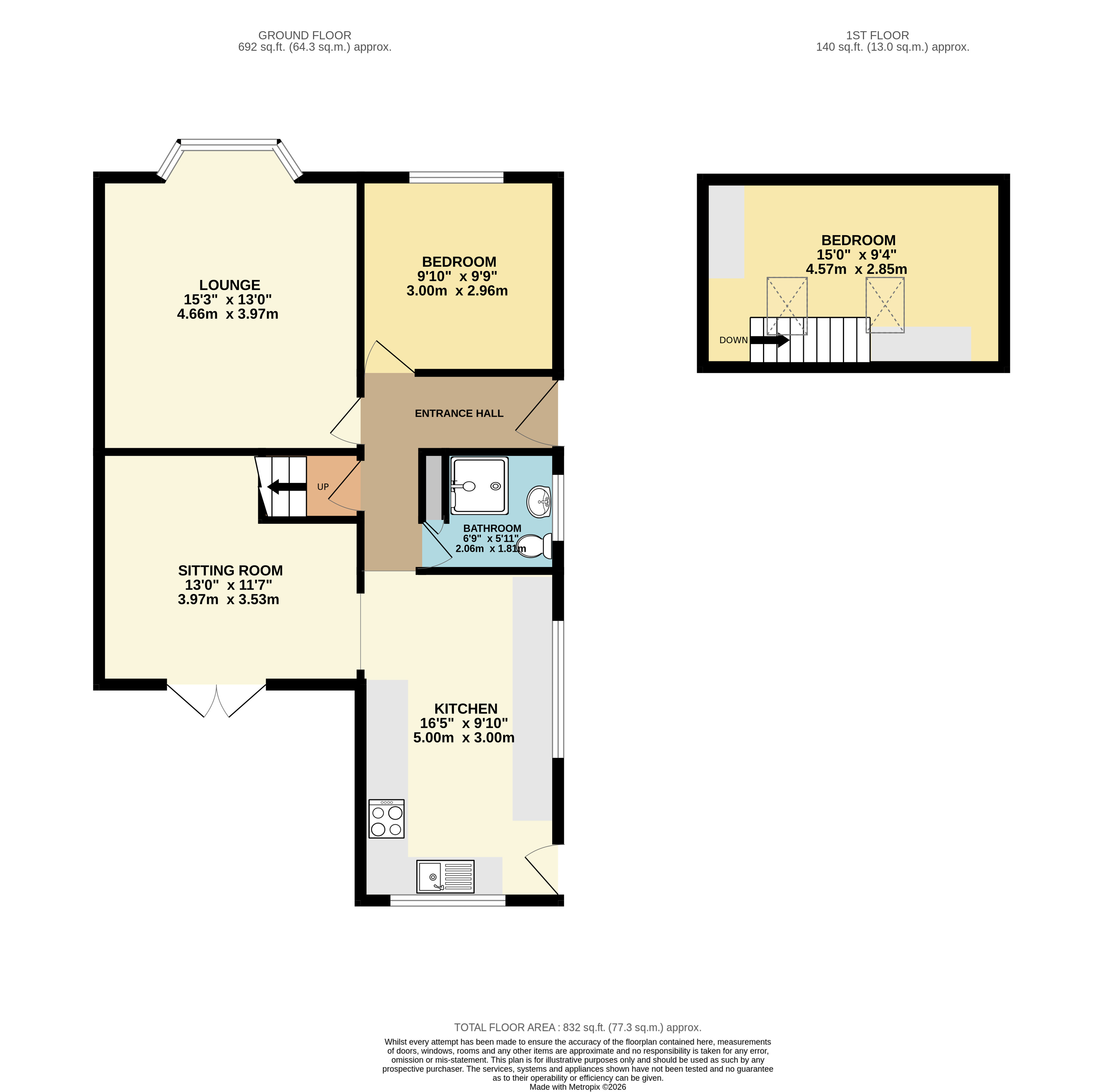 337, Northenden Road, Greater Manchester floorplan