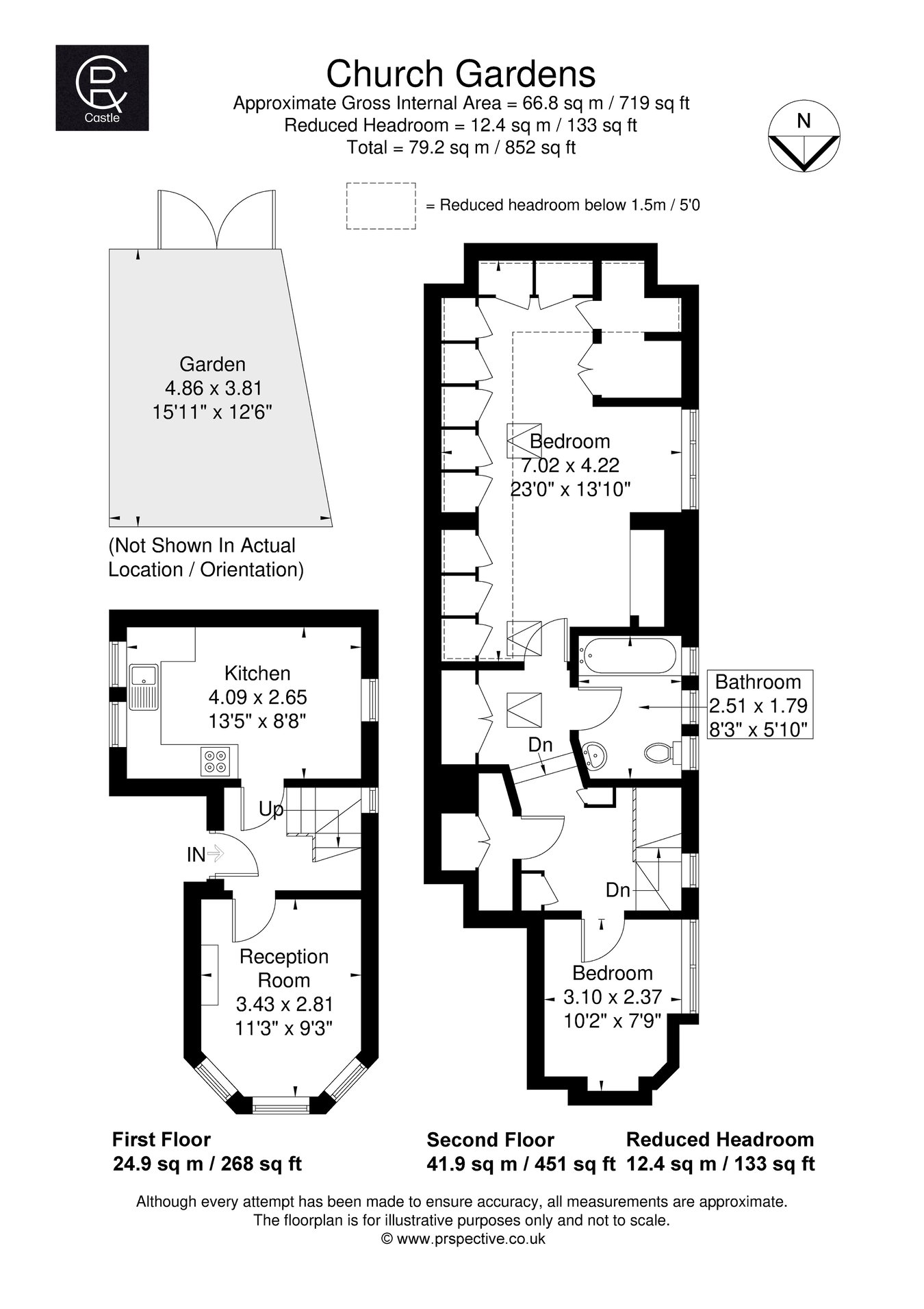 2b, Church Gardens, London floorplan