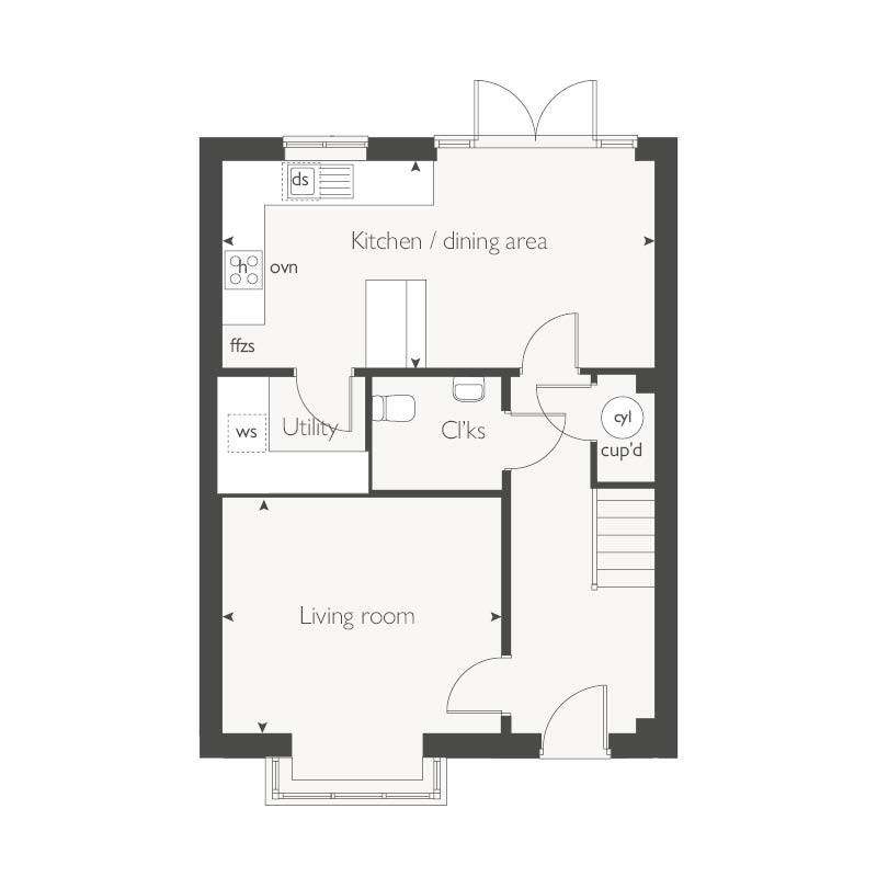 132, Foxrush Walk, Sales And Marketing Suite, Redcar floorplan