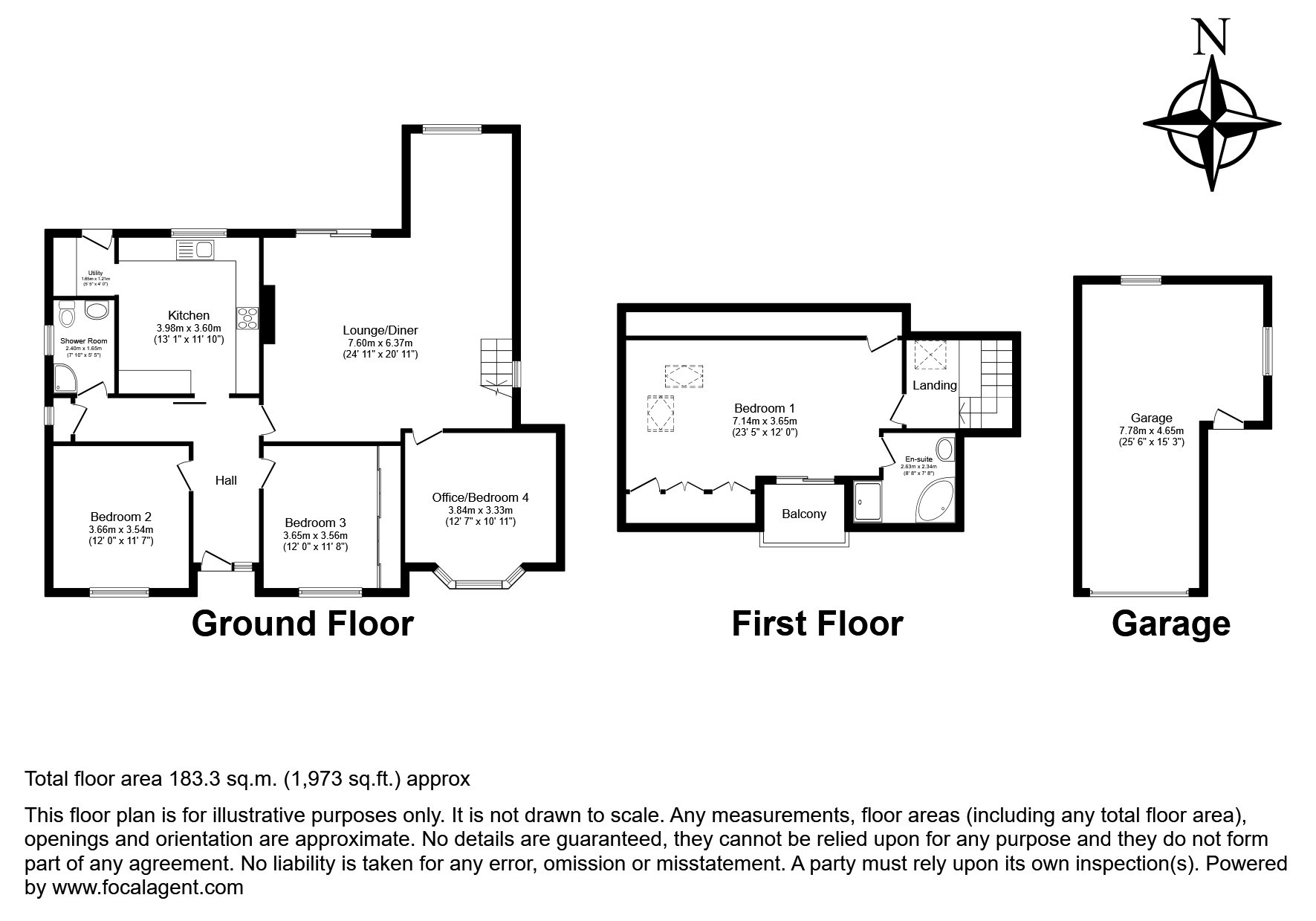 Porthallow, Rusper Road, Horsham floorplan