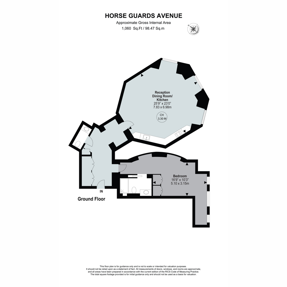 Flat 0.11, 6, Horse Guards Avenue, London floorplan