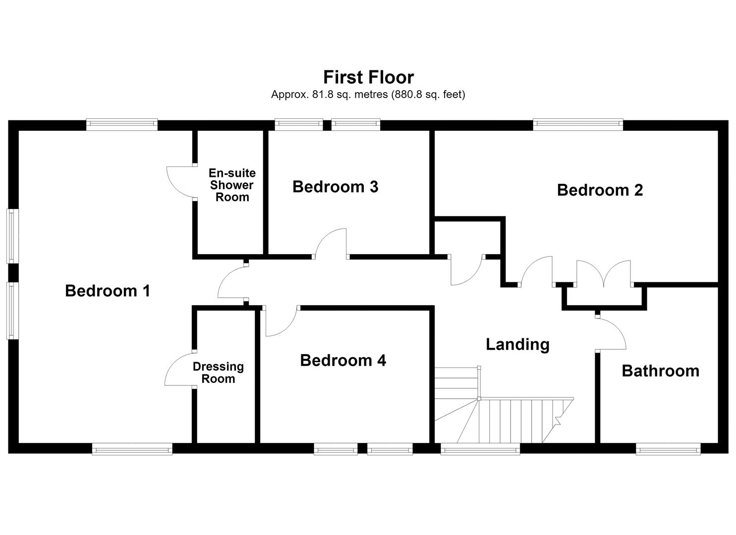 The Paddock, 89, Dale Street, Ossett floorplan