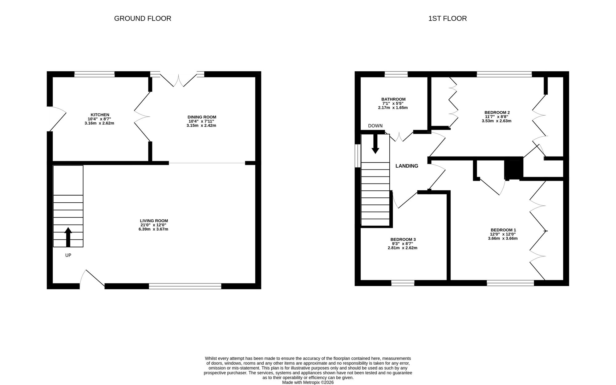 47 Muirfield Road, Watford floorplan