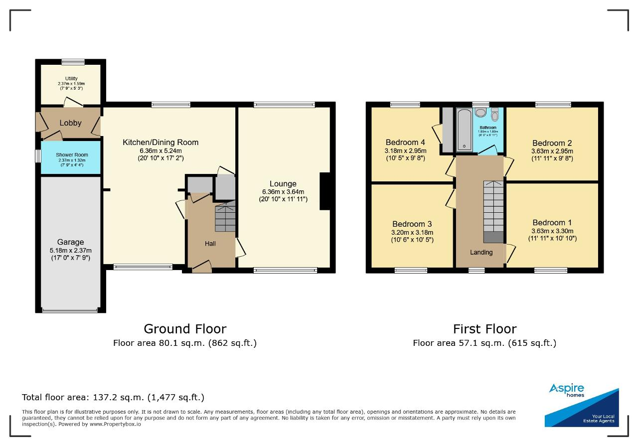 34, Pickards Way, Wisbech floorplan