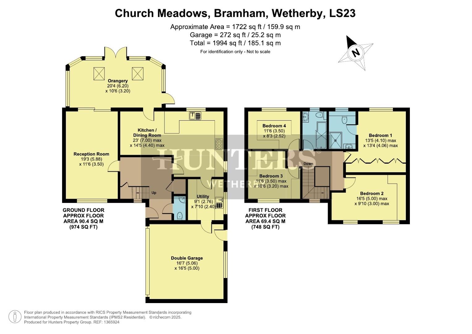 3, Church Meadows , Bramham, Wetherby floorplan