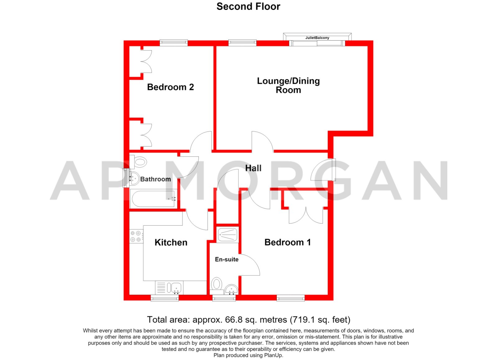 6, Brook Court, Droitwich floorplan