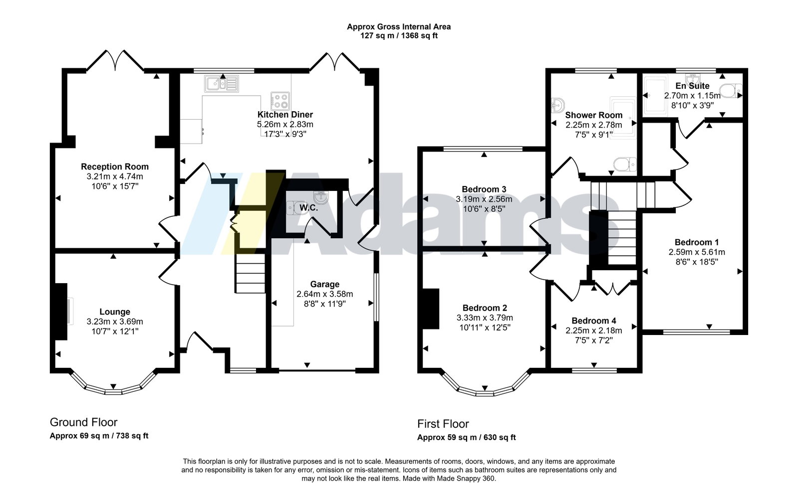 3, Denbury Avenue, Warrington floorplan
