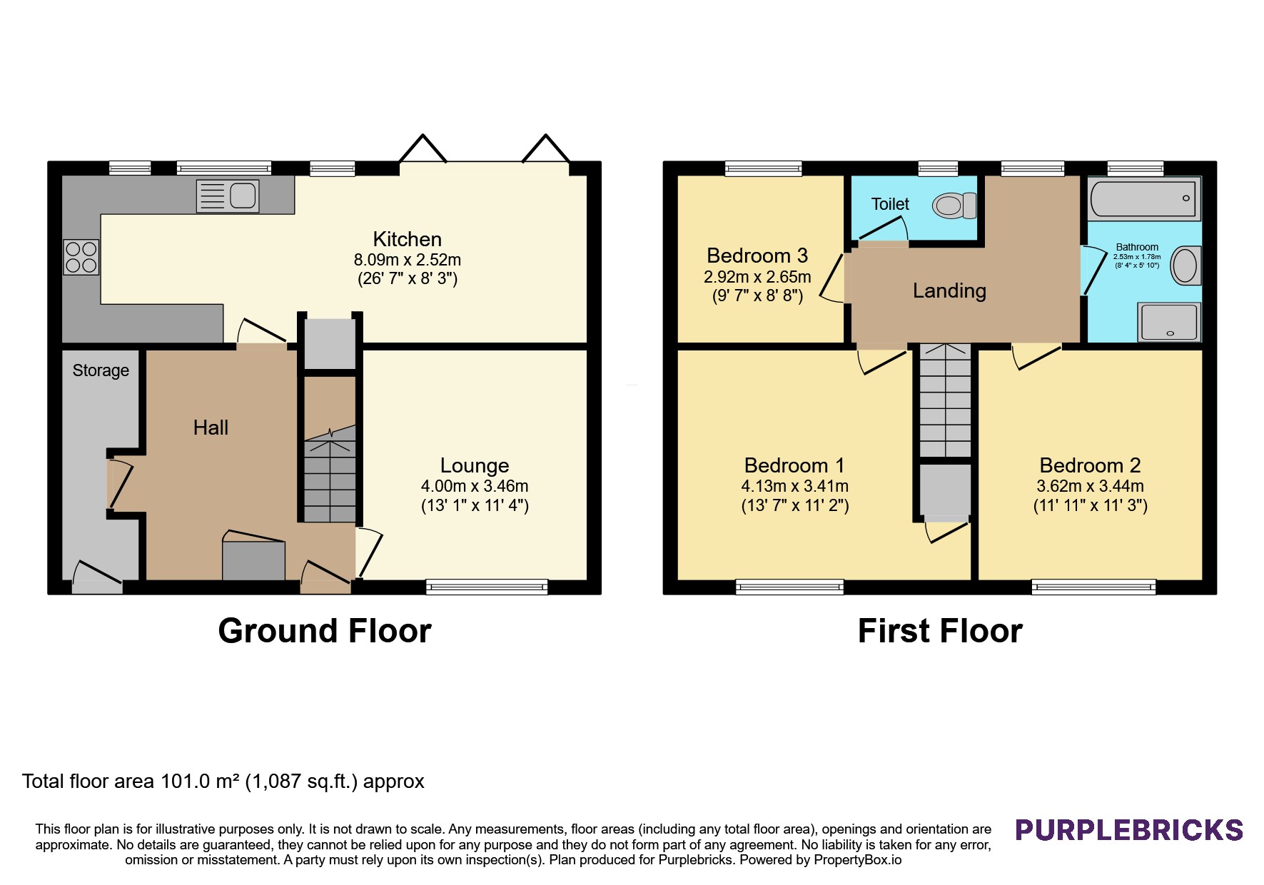 19, Heskin Walk, Liverpool floorplan