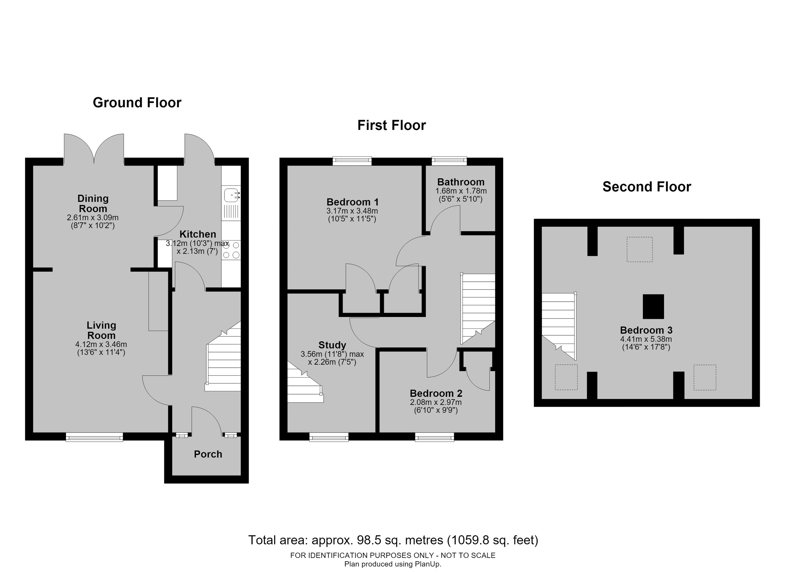 64 Prospect Walk, Hereford floorplan