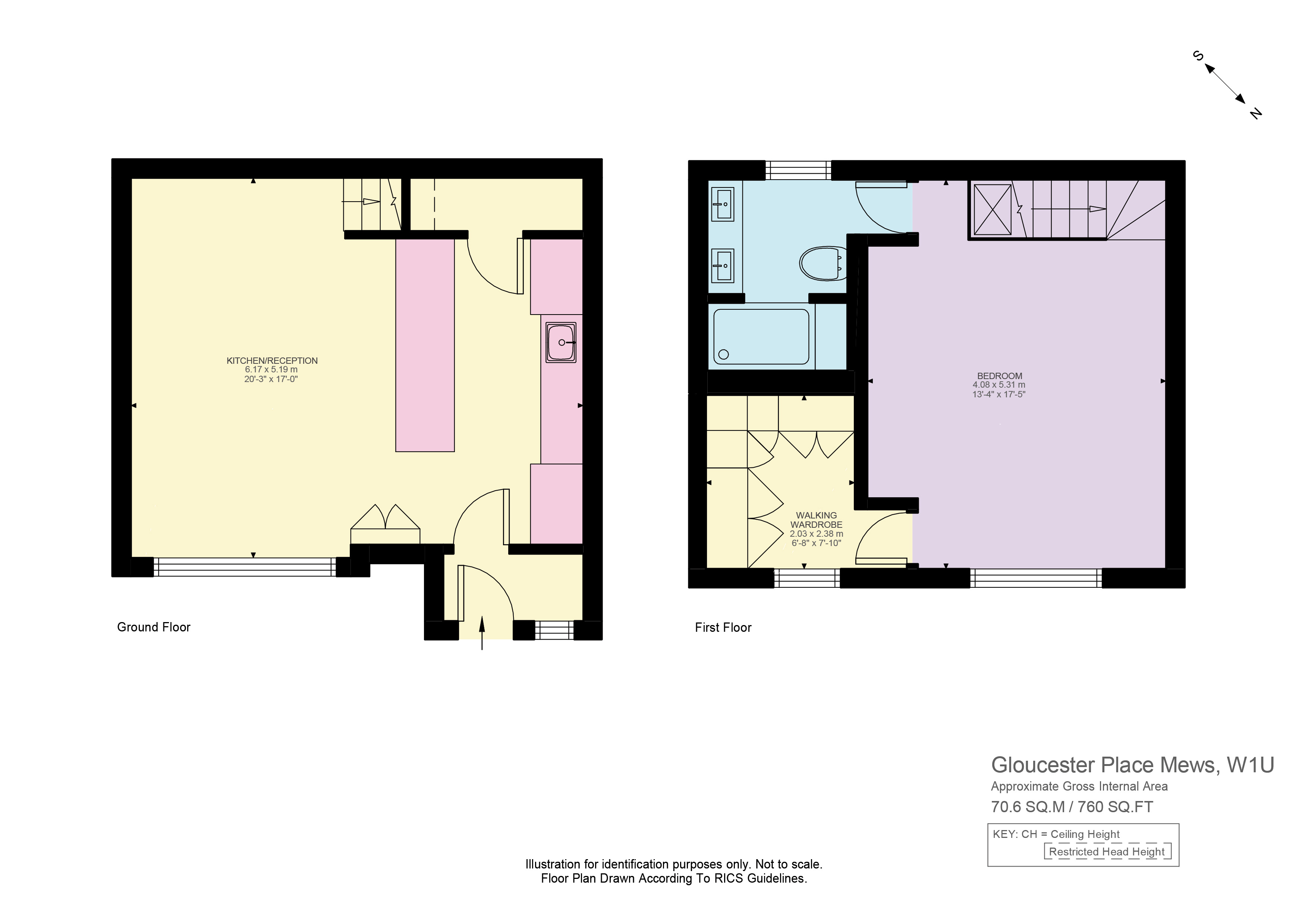 21, Gloucester Place Mews, London floorplan