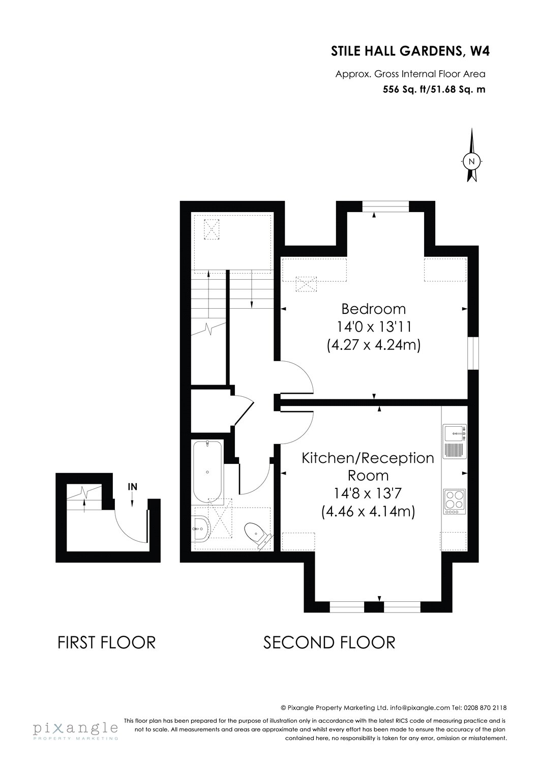 1 Bedrooms Flat for sale in Stile Hall Gardens, Chiswick W4