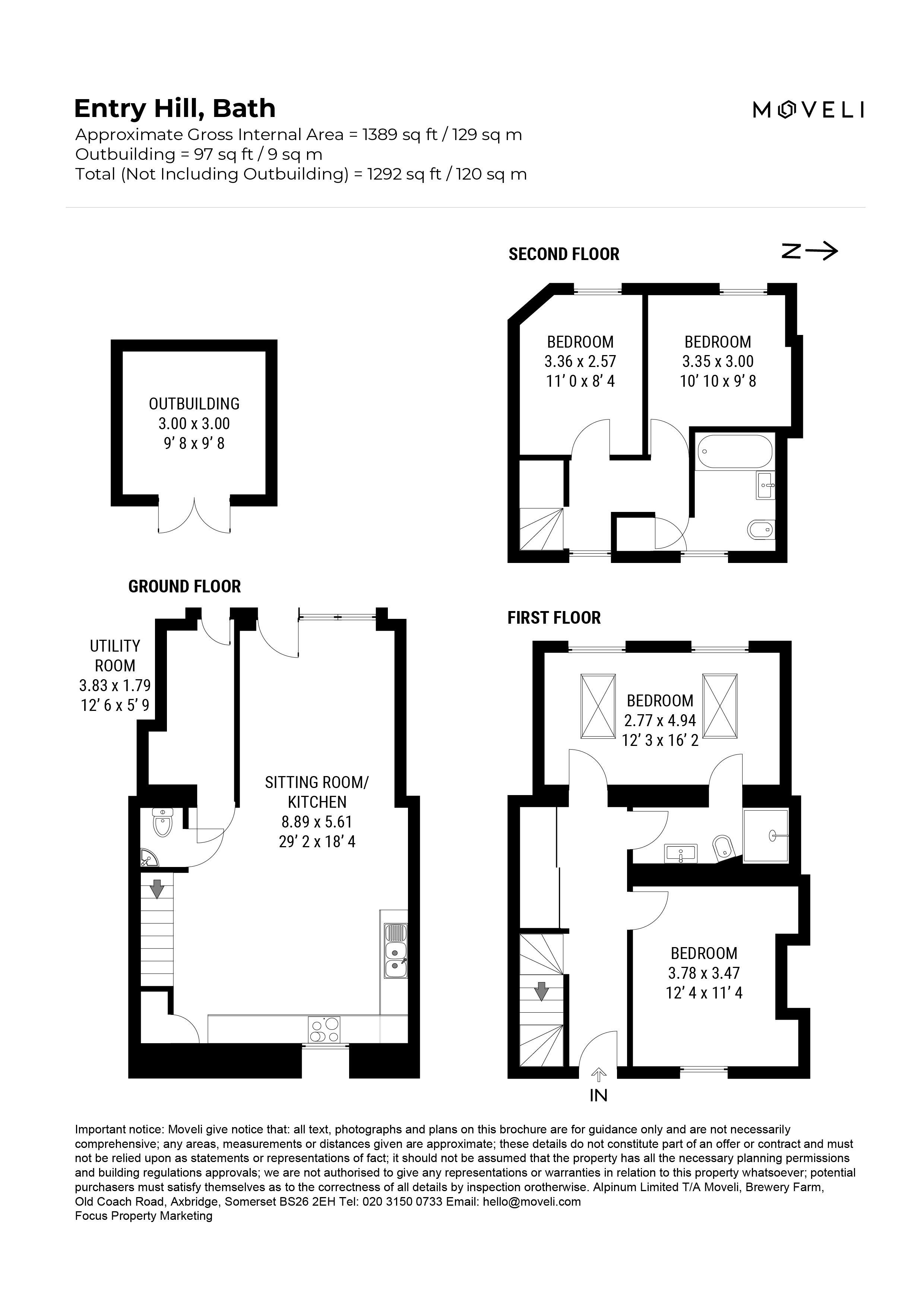 Entry Hill, Bath BA2, 4 bedroom terraced house for sale 66713235