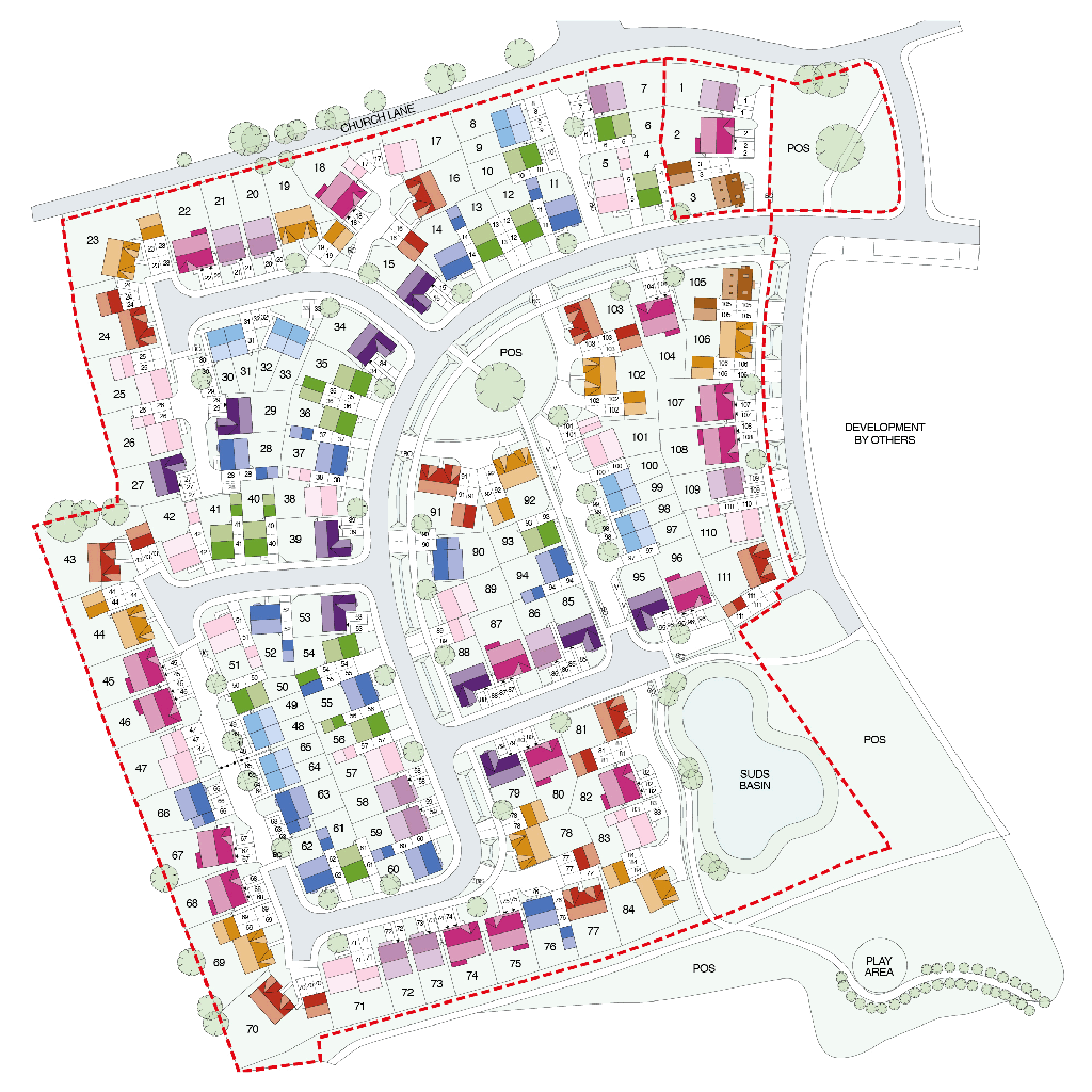 "The Marford Plot 83" at Church Lane, Saxilby, Lincoln LN1, 4 bedroom
