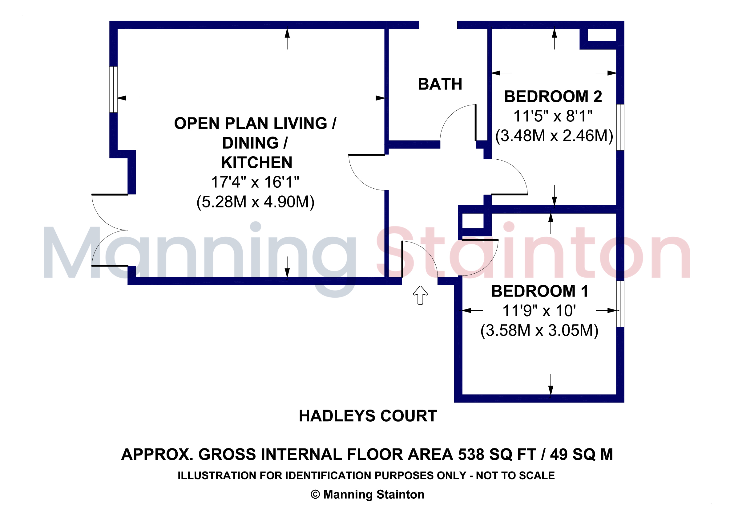 14 Hadleys Court,, Gelderd Road, Morley floorplan
