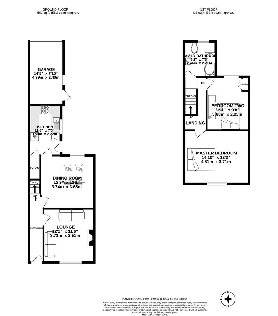 14, Westwood Road, Leyland floorplan