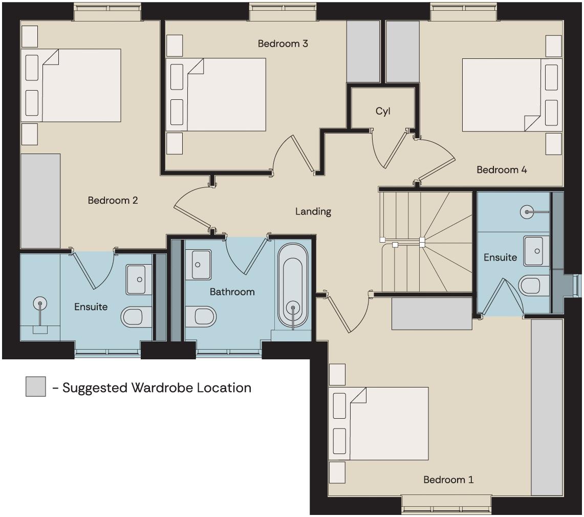 Plot 90 Haxby, Stallingborough Road, Immingham floorplan