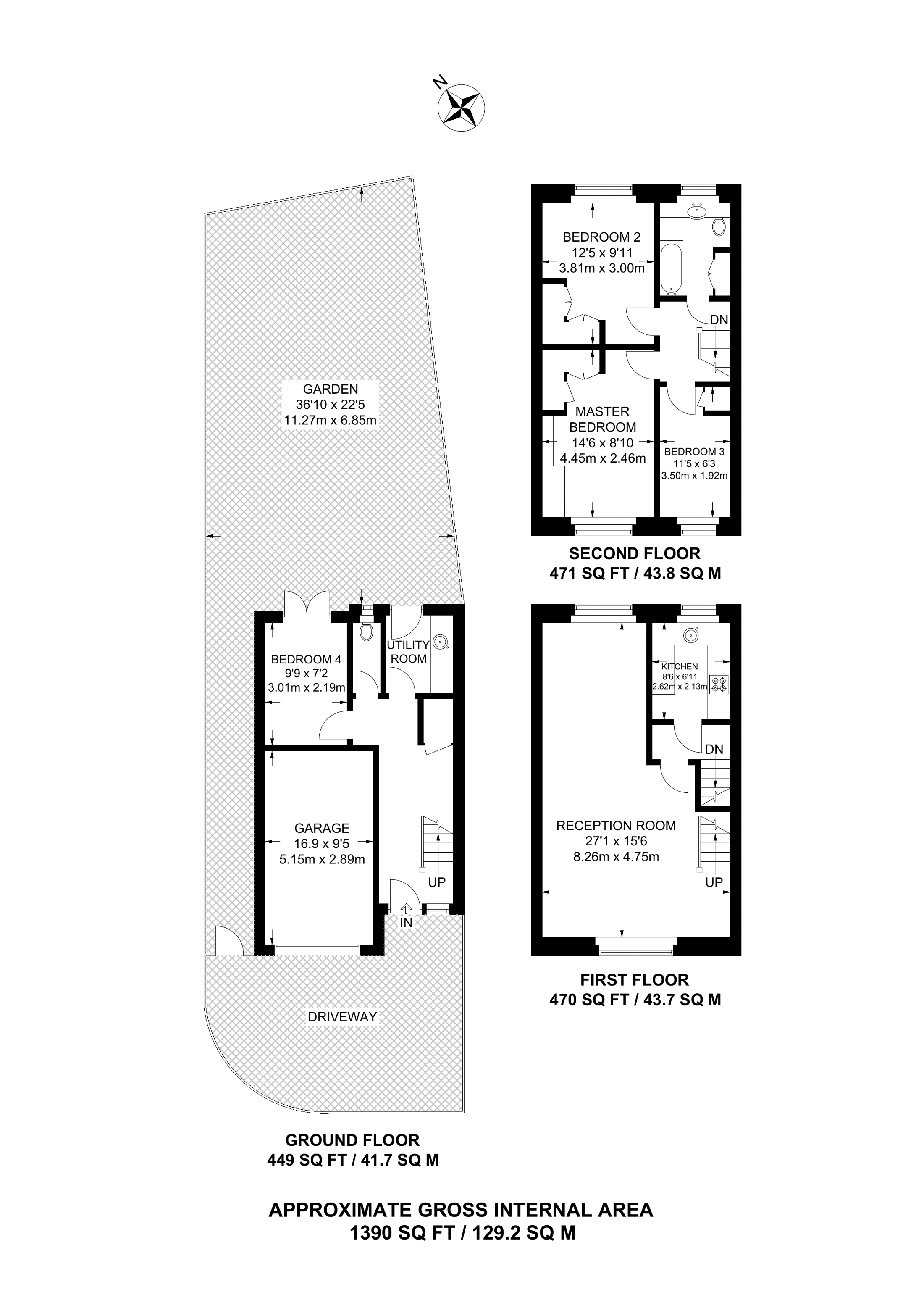 4 Bedrooms  to rent in Hollman Gardens, Streatham SW16