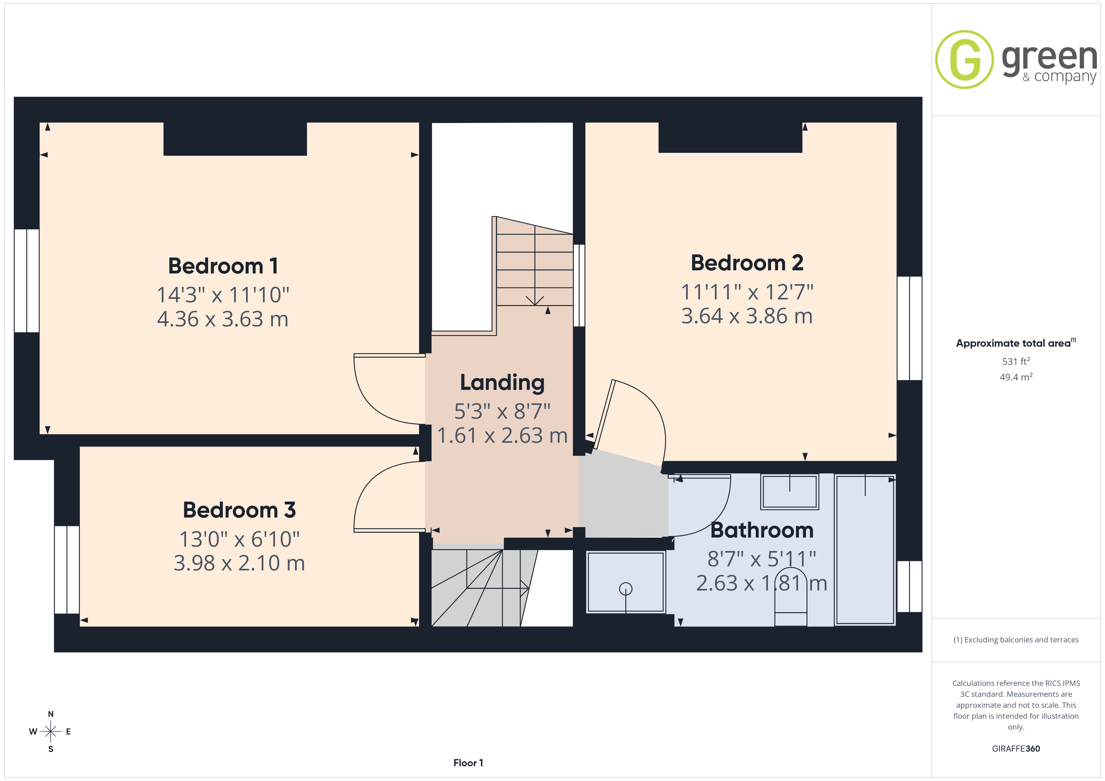 74, Murdock Road, Birmingham floorplan